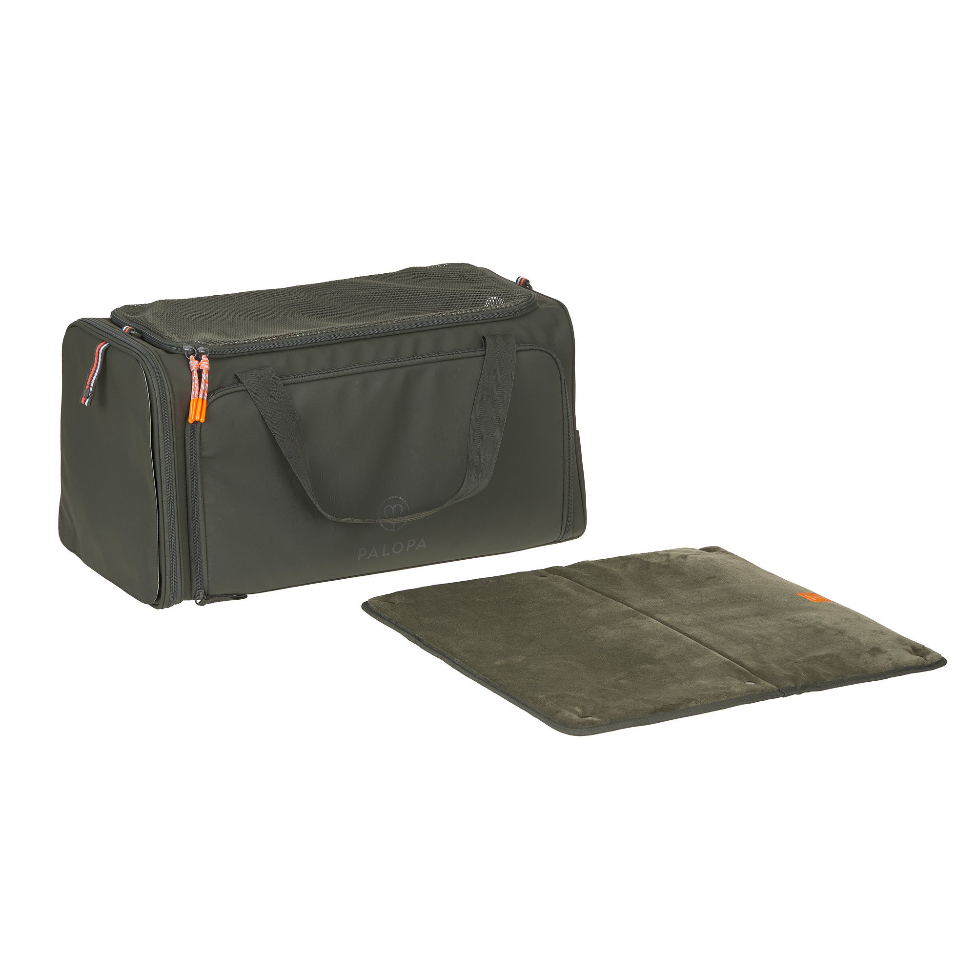 PALOPA Travel Carrier Bag Benno Dunkelgrün Hundetragetasche Reisen faltbar