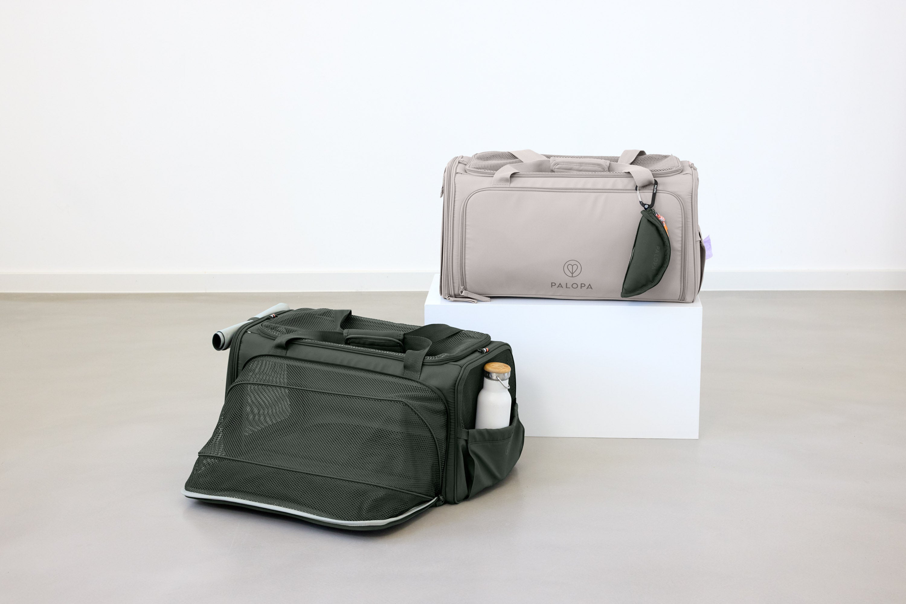 PALOPA Travel Carrier Bag Benno Taupe Hundereisetasche