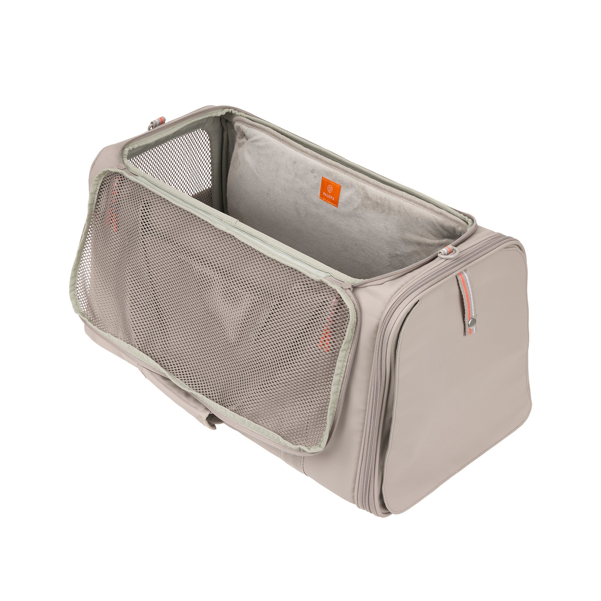 PALOPA Travel Carrier Bag Benno Taupe Hundetragetasche Reisen