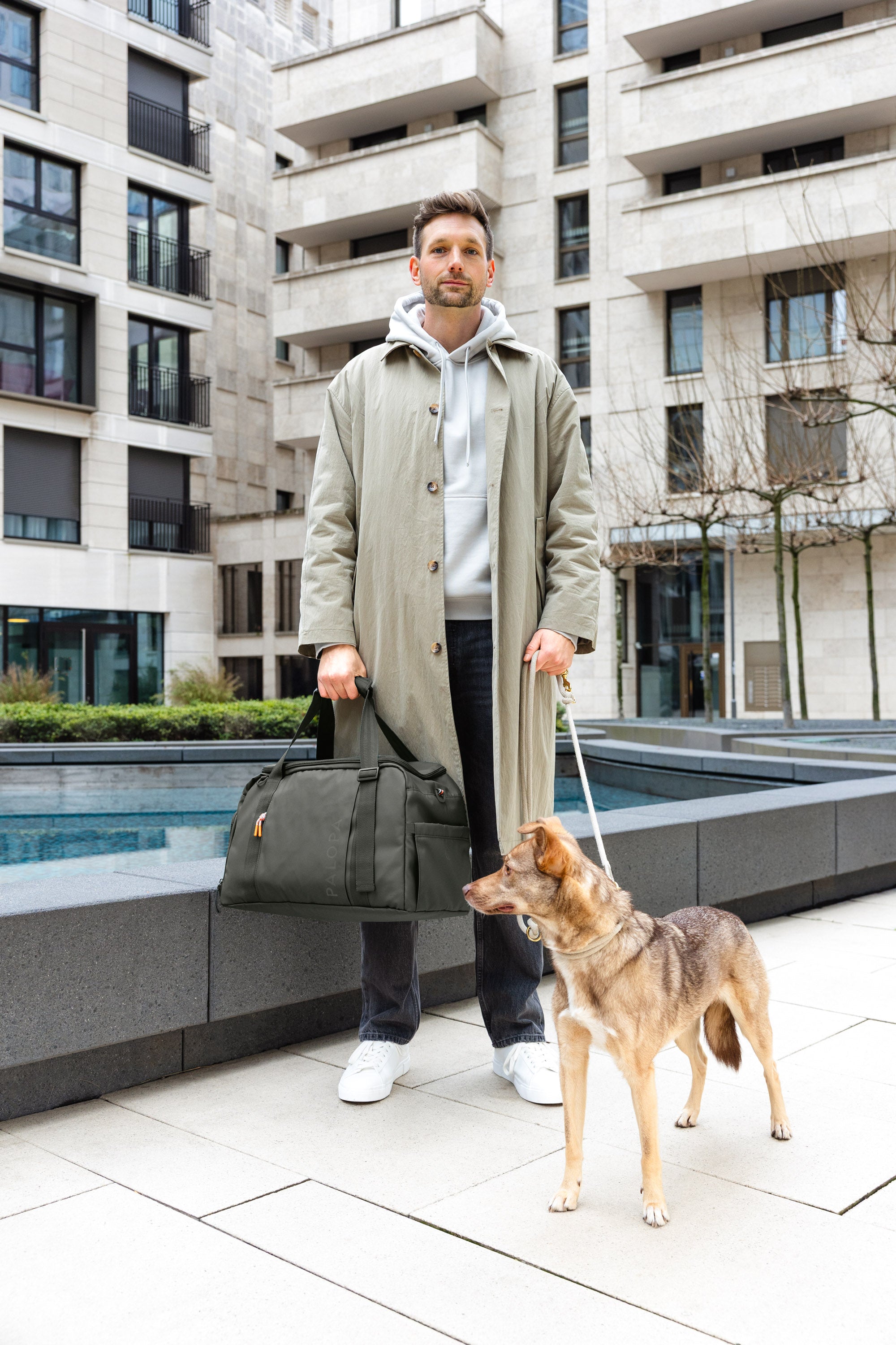 PALOPA Weekender Tokano Dunkelgrün Reisen mit Hund Unterwegs mit Hund