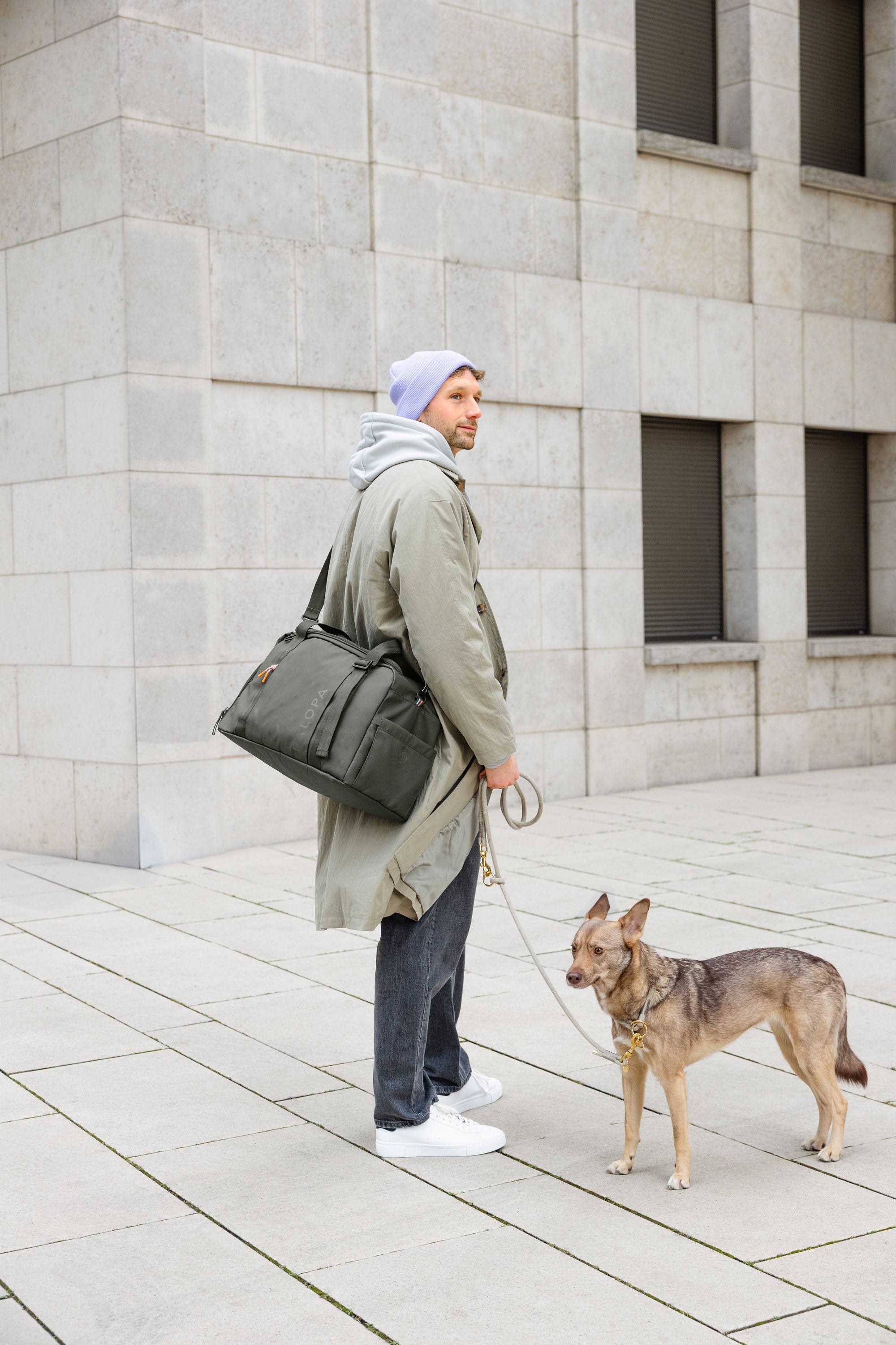 PALOPA Weekender Tokano Dunkelgrün Reisetasche für unterwegs Hund