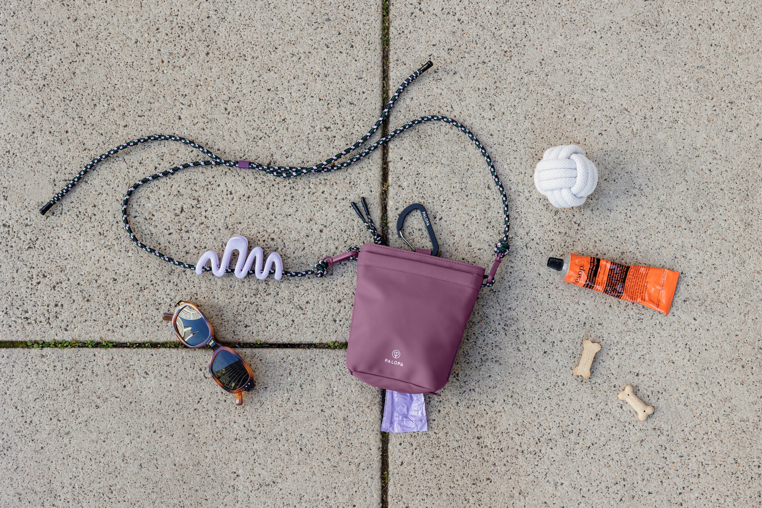 PALOPA Leckerlibeutel Karl Berry Leckerlitasche zum Umhängen Crossbody Bag wasserdicht
