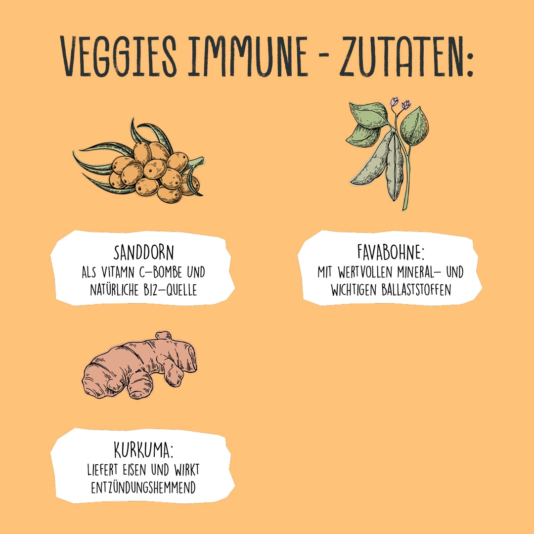 VEGDOG VEGGIES immune Hundeleckerli vegan hypoallergen
