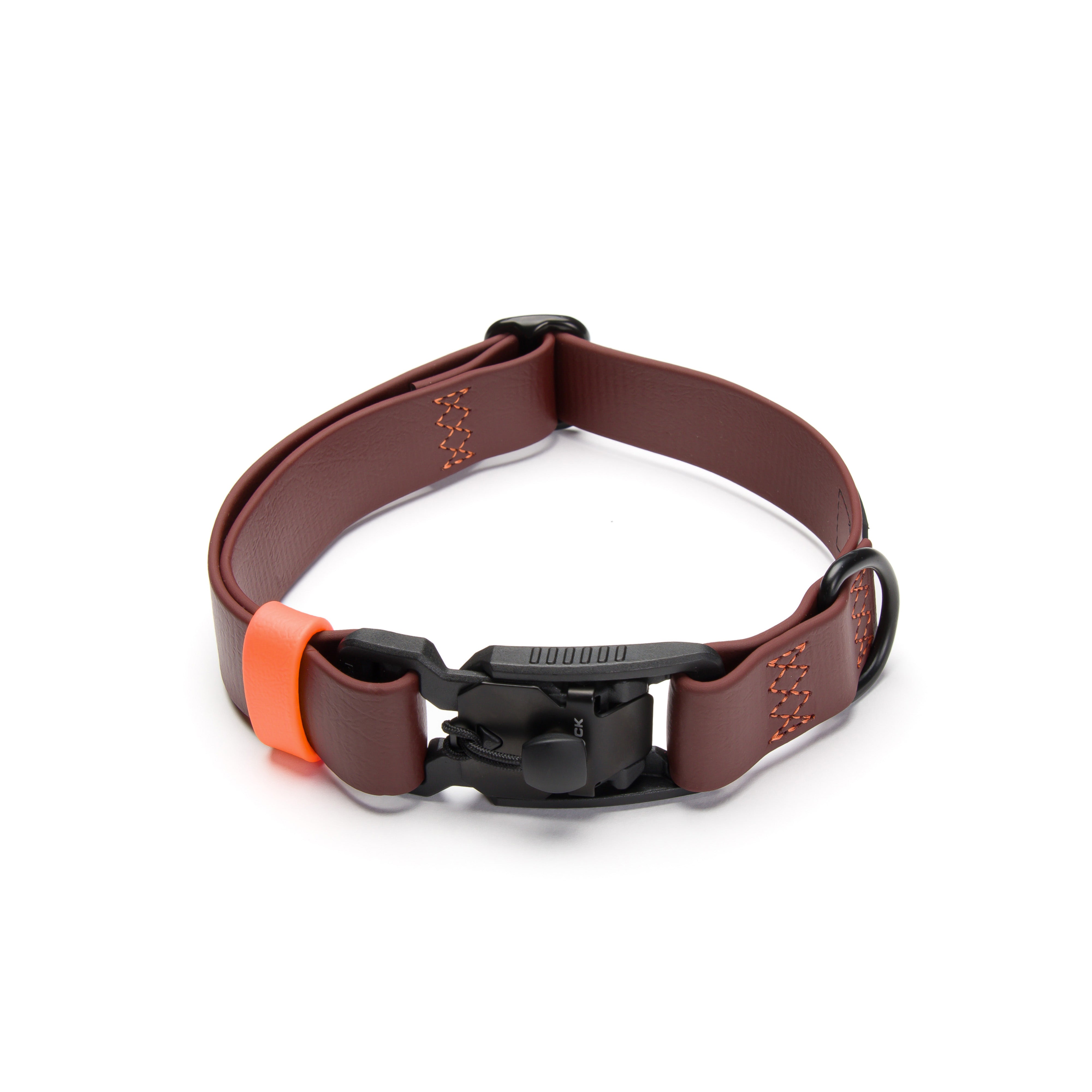 Cloud7 Hundehalsband BioThane Ipanema Dark Aubergine Hundehansband verstellabr