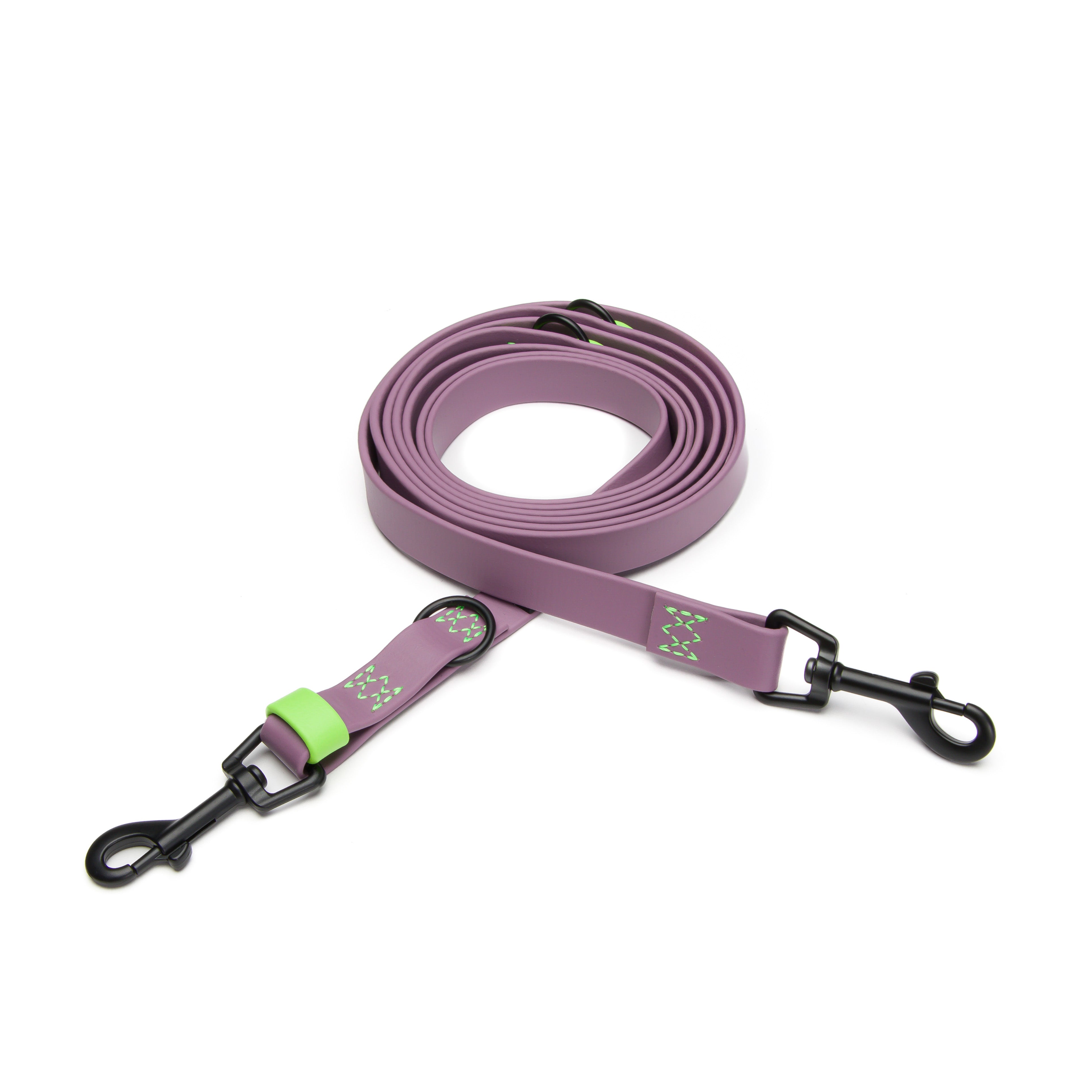 Cloud7 Hundeleine verstellbar BioThane Ipanema Lilac Hundeleine aus BioThane