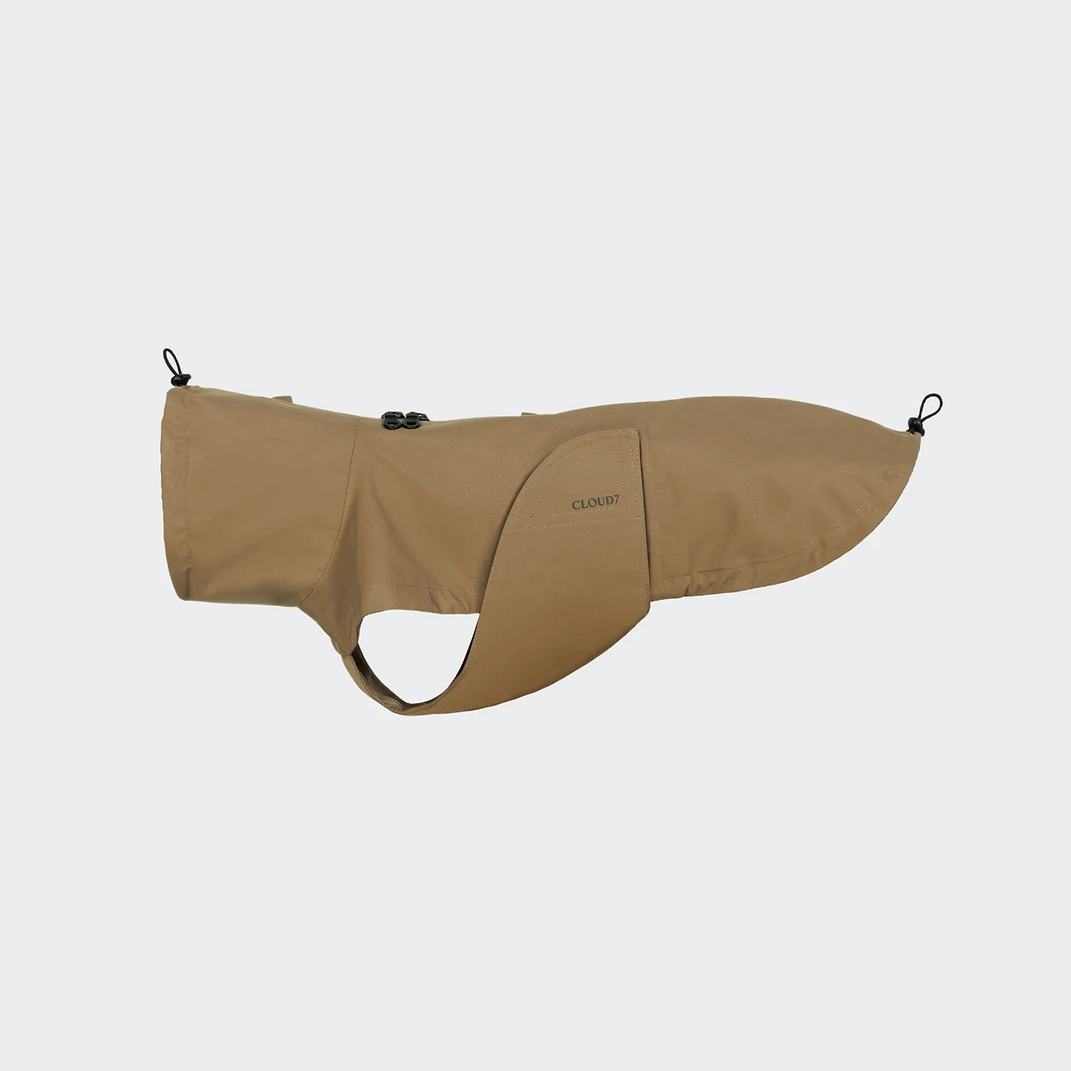Cloud7 Hunderegenmantel DACKEL Dublin 2.0 Sandy Brown Regenmantel für Dackel