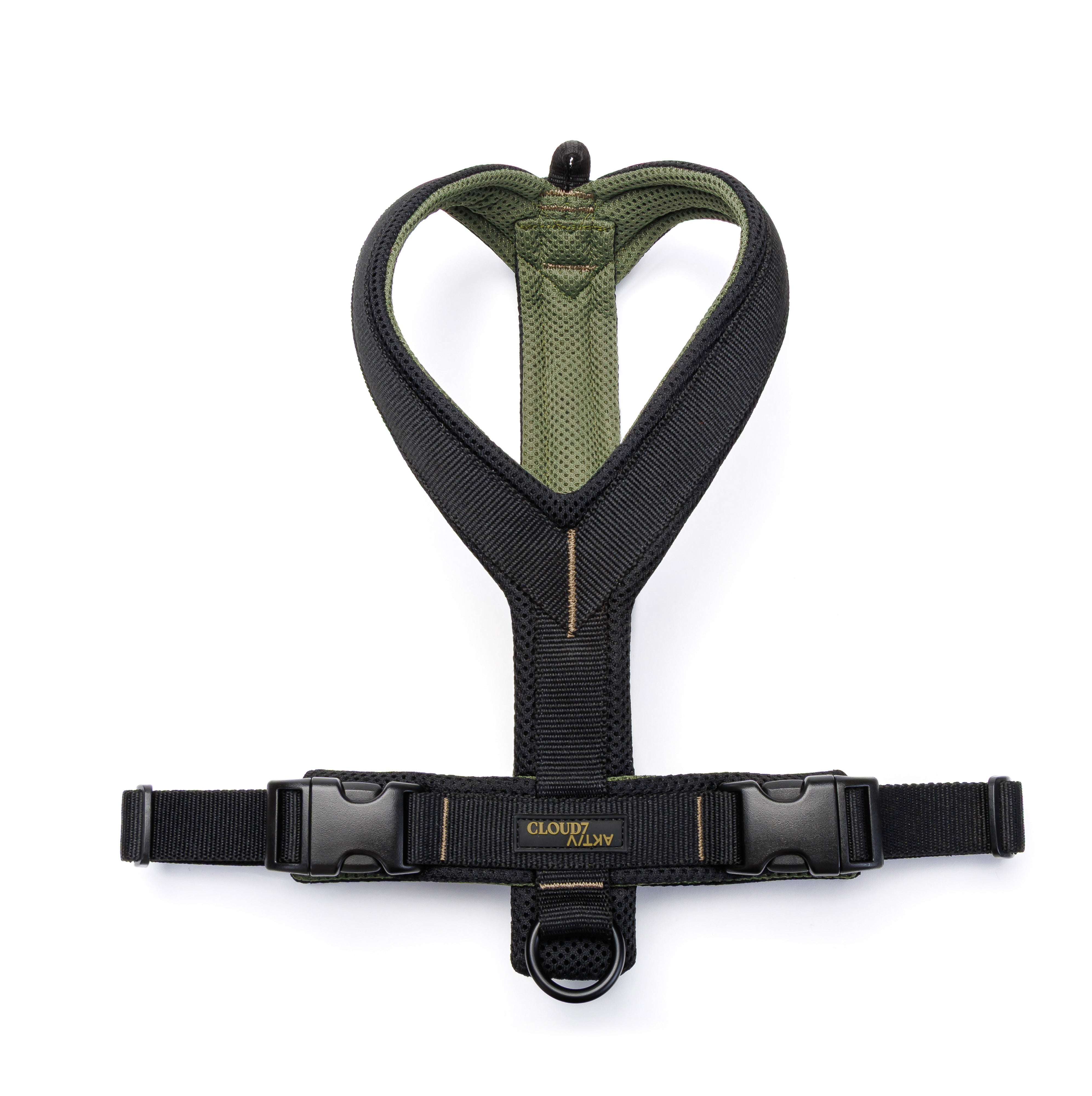 Cloud7 Y-1 Geschirr AKTIV Air-Mesh Black Hundegeschirr