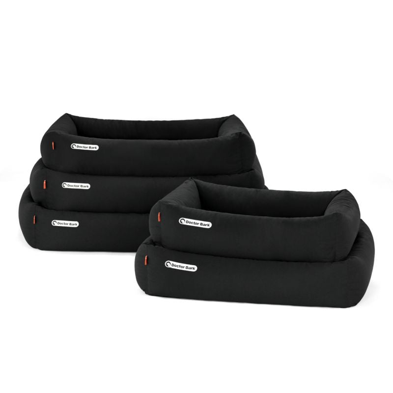 Doctor Bark Orthopädisches Hundebett Schwarz Orthopädisches Hundebett