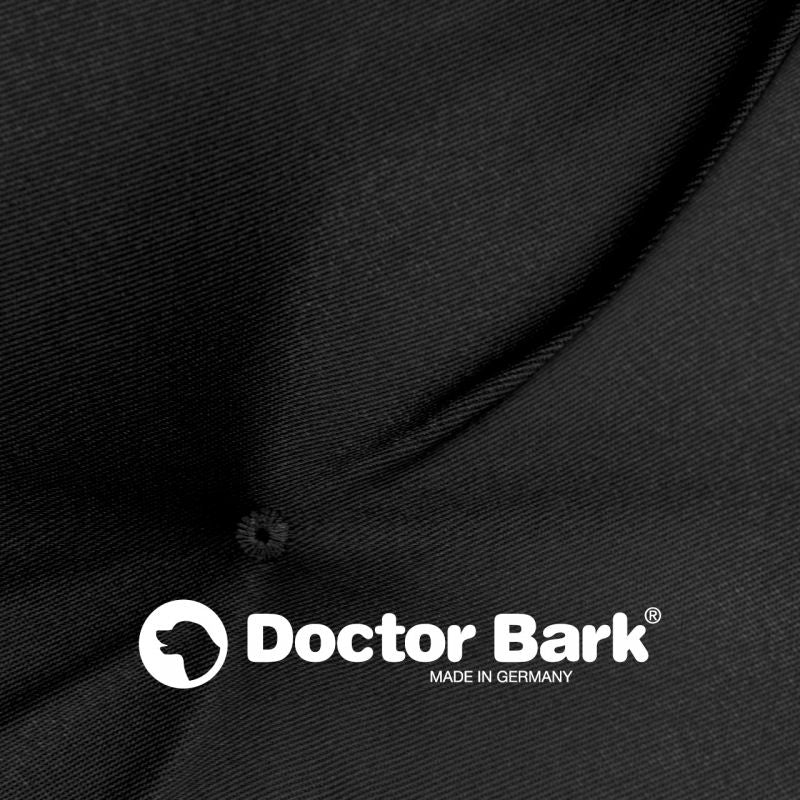 Doctor Bark Orthopädisches Lounge Kissen Schwarz Hundedecke Outdoor