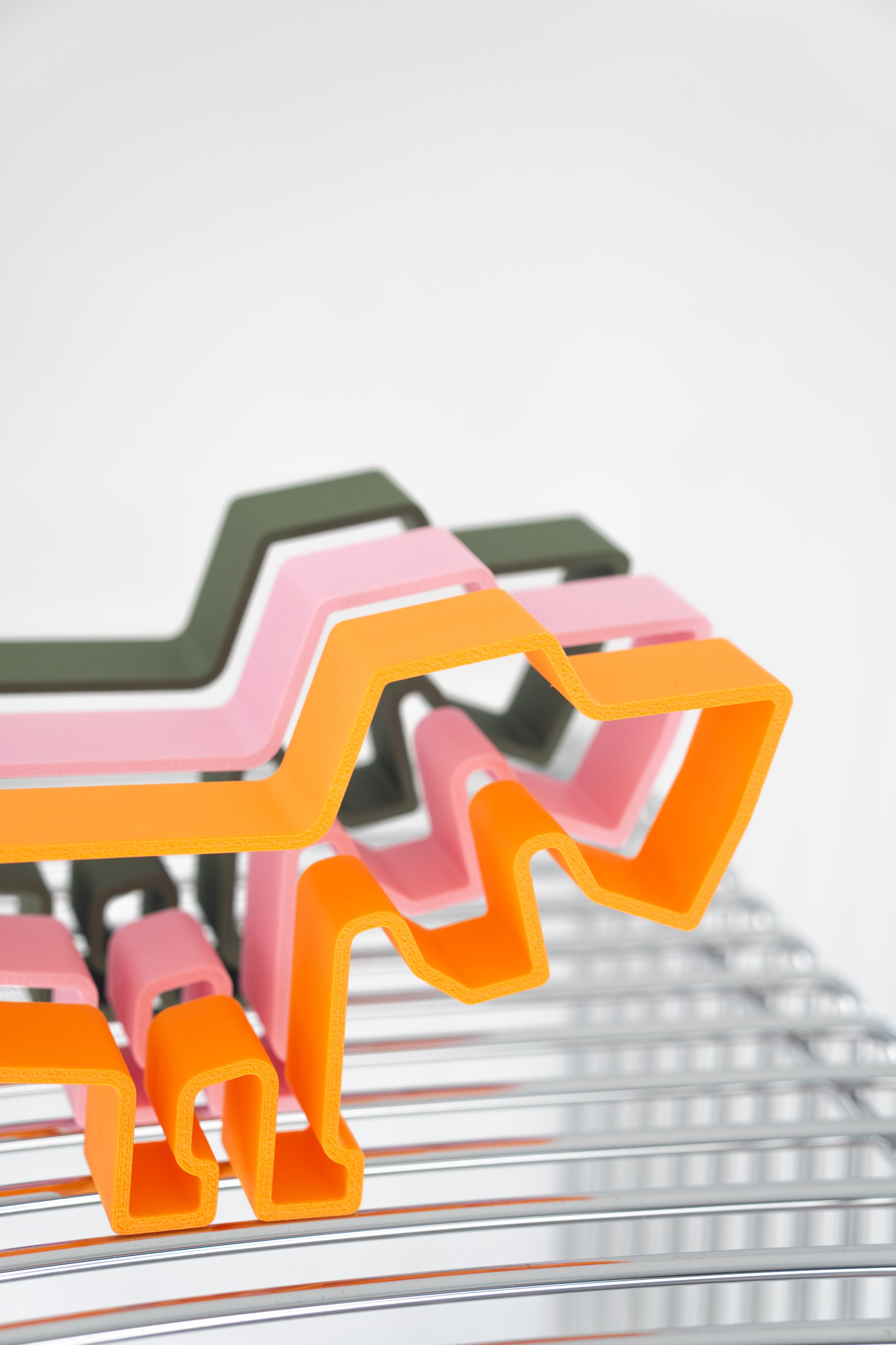 hey teckel Design-Dackel 3D-Druck Khaki Rosa Orange