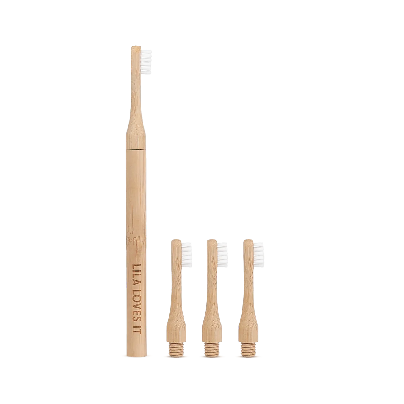 Lila Loves it Hundezahnbürste aus Bambus Hundezahnpflege