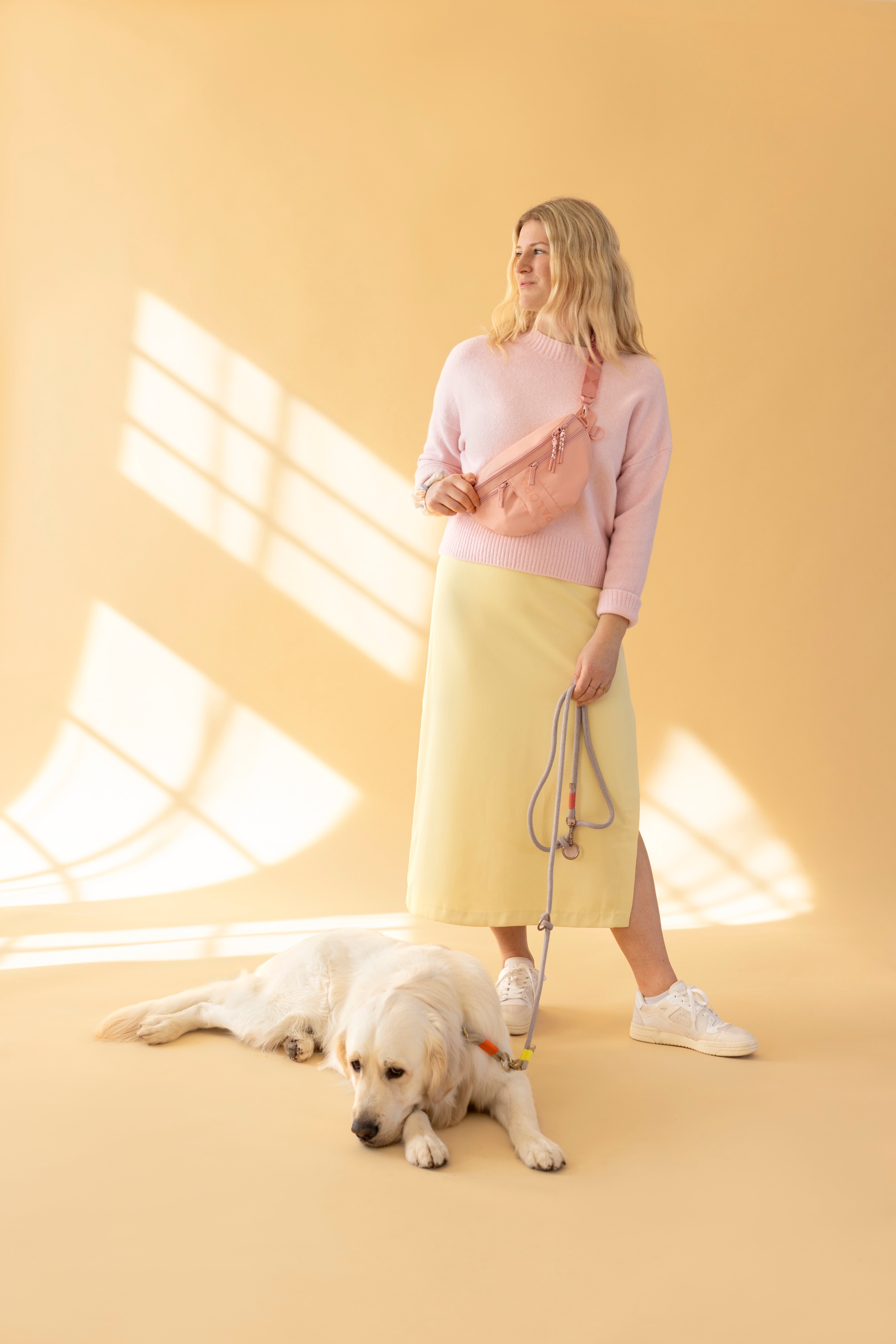 PALOPA Hunde Leckerlibeutel Emma Peach Crossbodybag