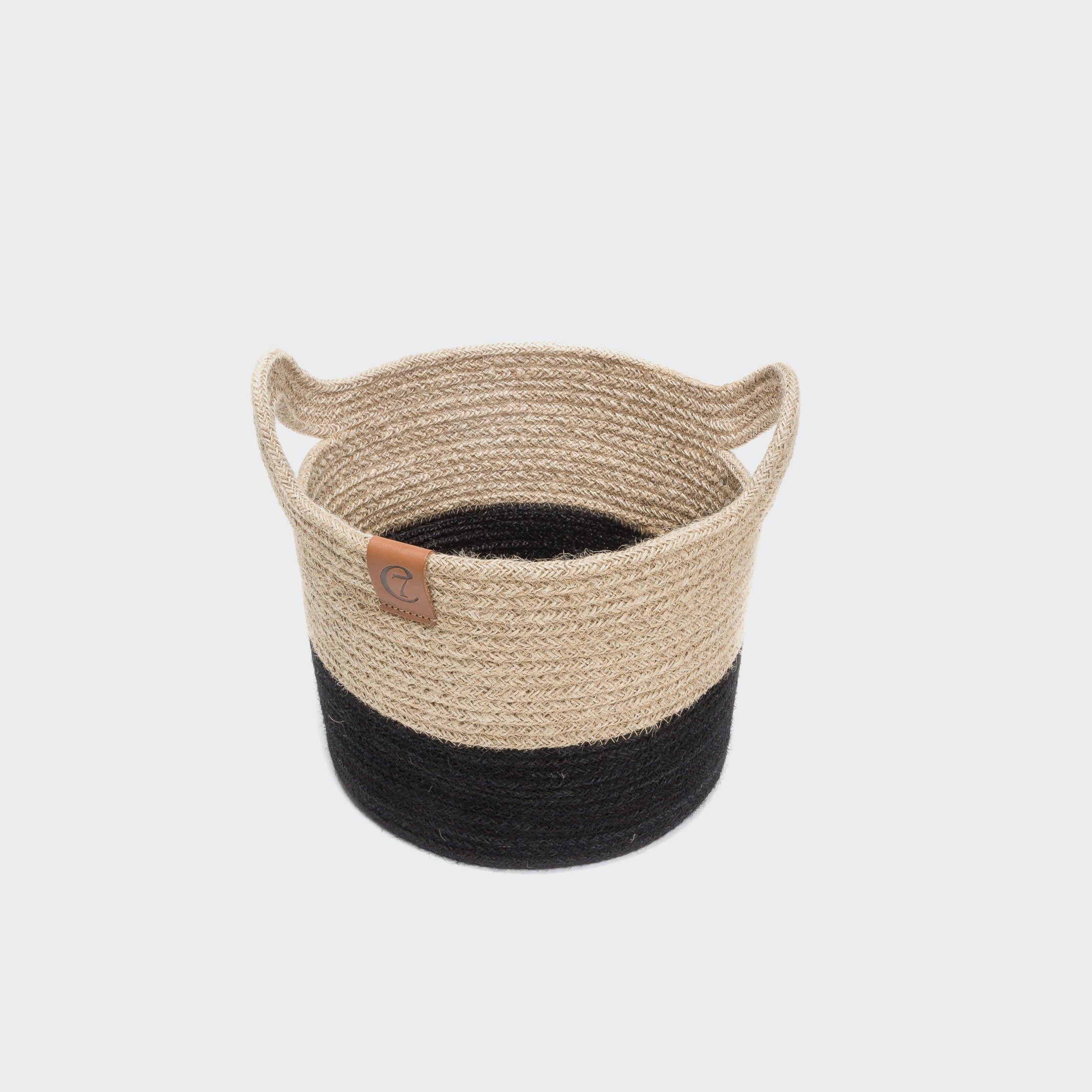 Cloud7 Aufbewahrungskorb Jute Natural/Black S