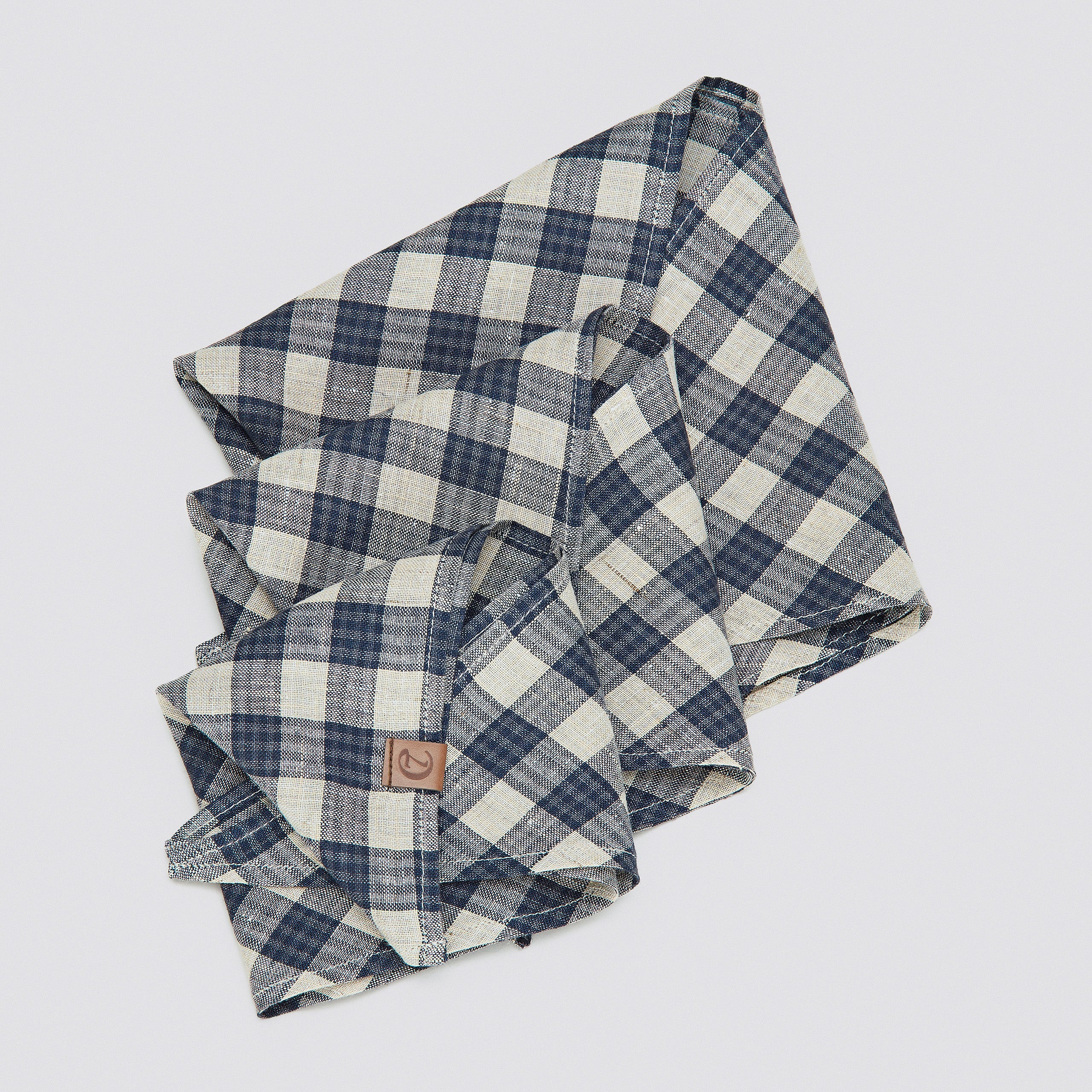 Cloud7 Bandana Check Dark Blue - Beige S, M & L