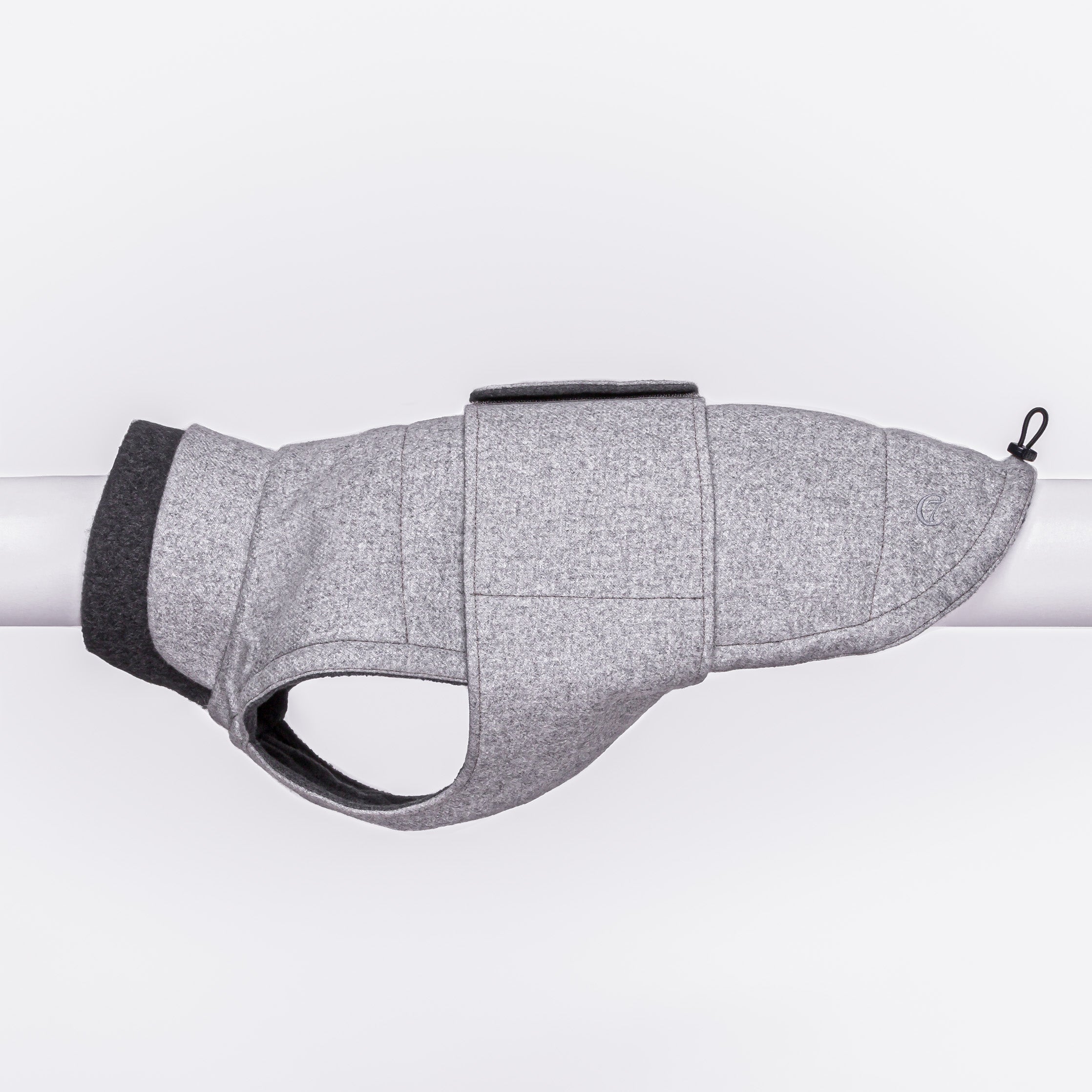 Cloud7 Hundemantel Brooklyn Dackel Flanell Grey Größe L