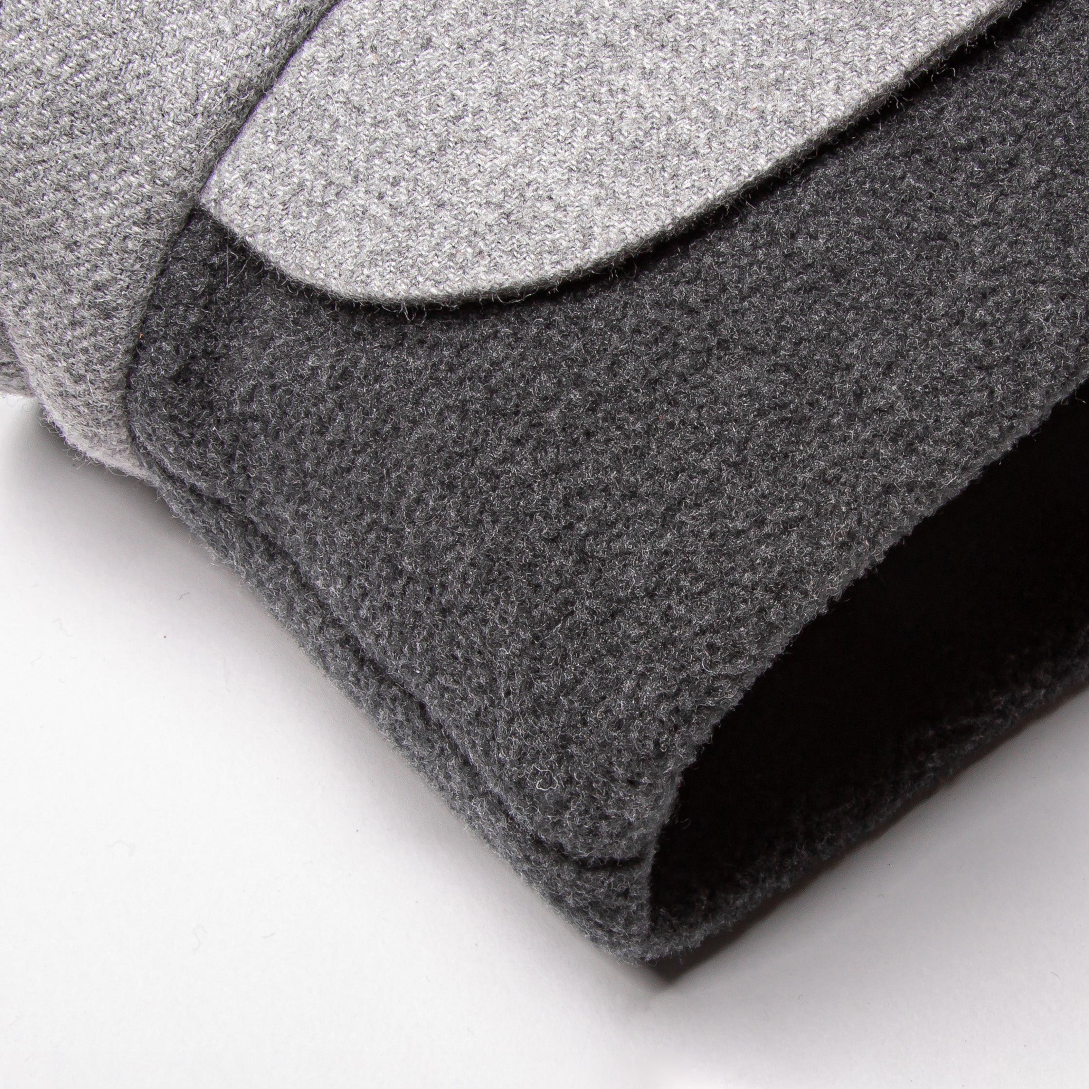Cloud7 Hundemantel Brooklyn Dackel Flanell Grey Hundewintermantel