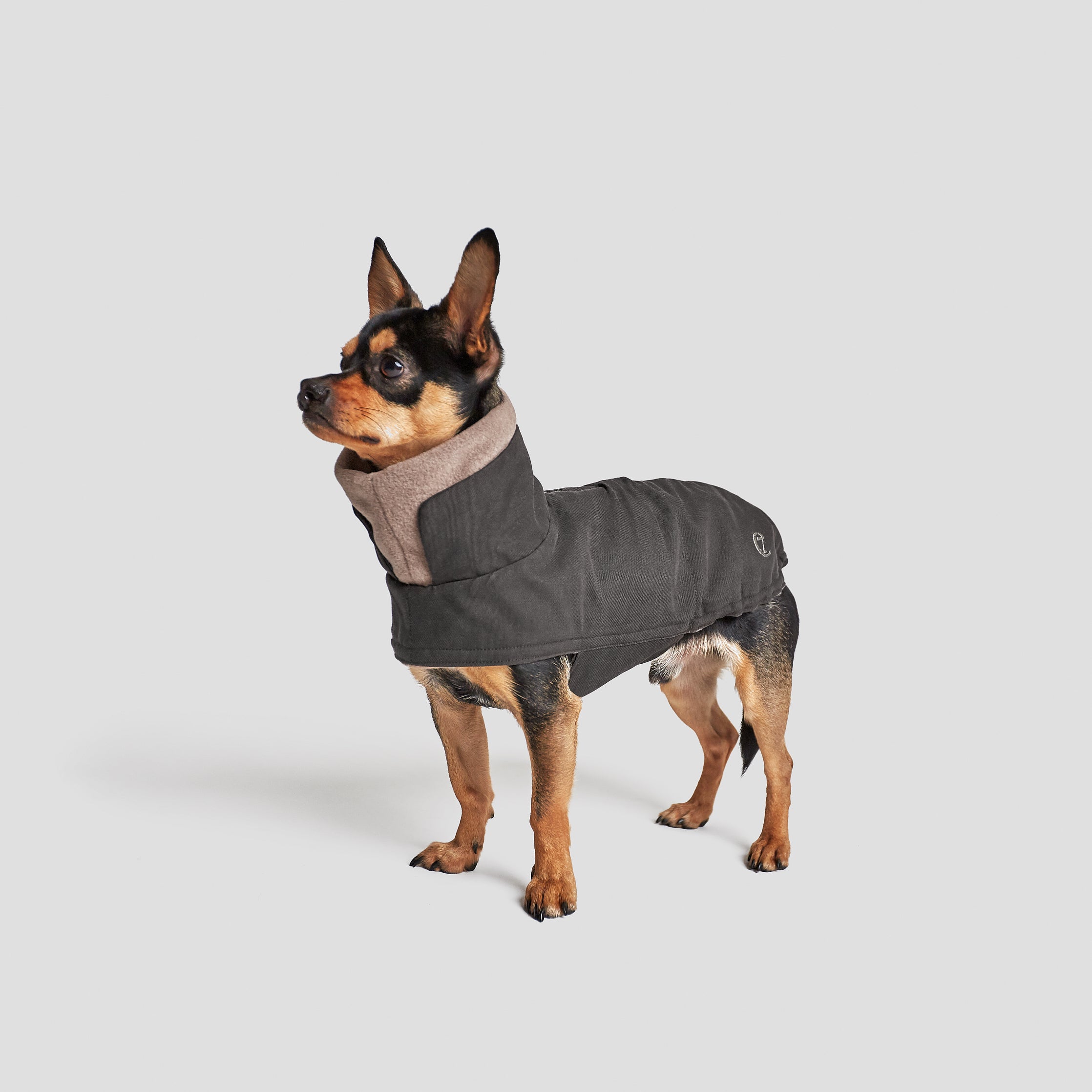 Hundemantel Brooklyn Graphit Hundemantel waschbar