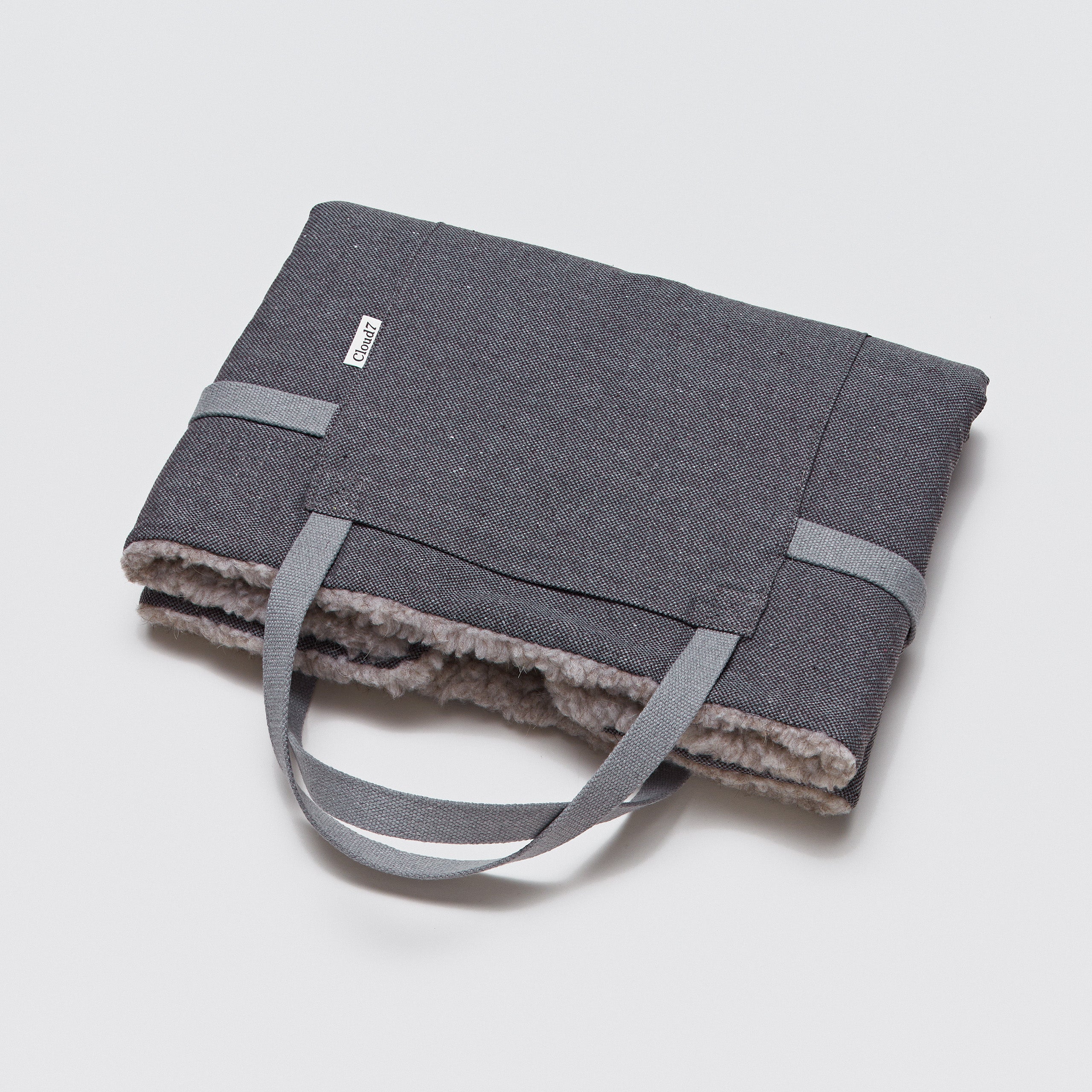 Hundereisebett Tweed Taupe