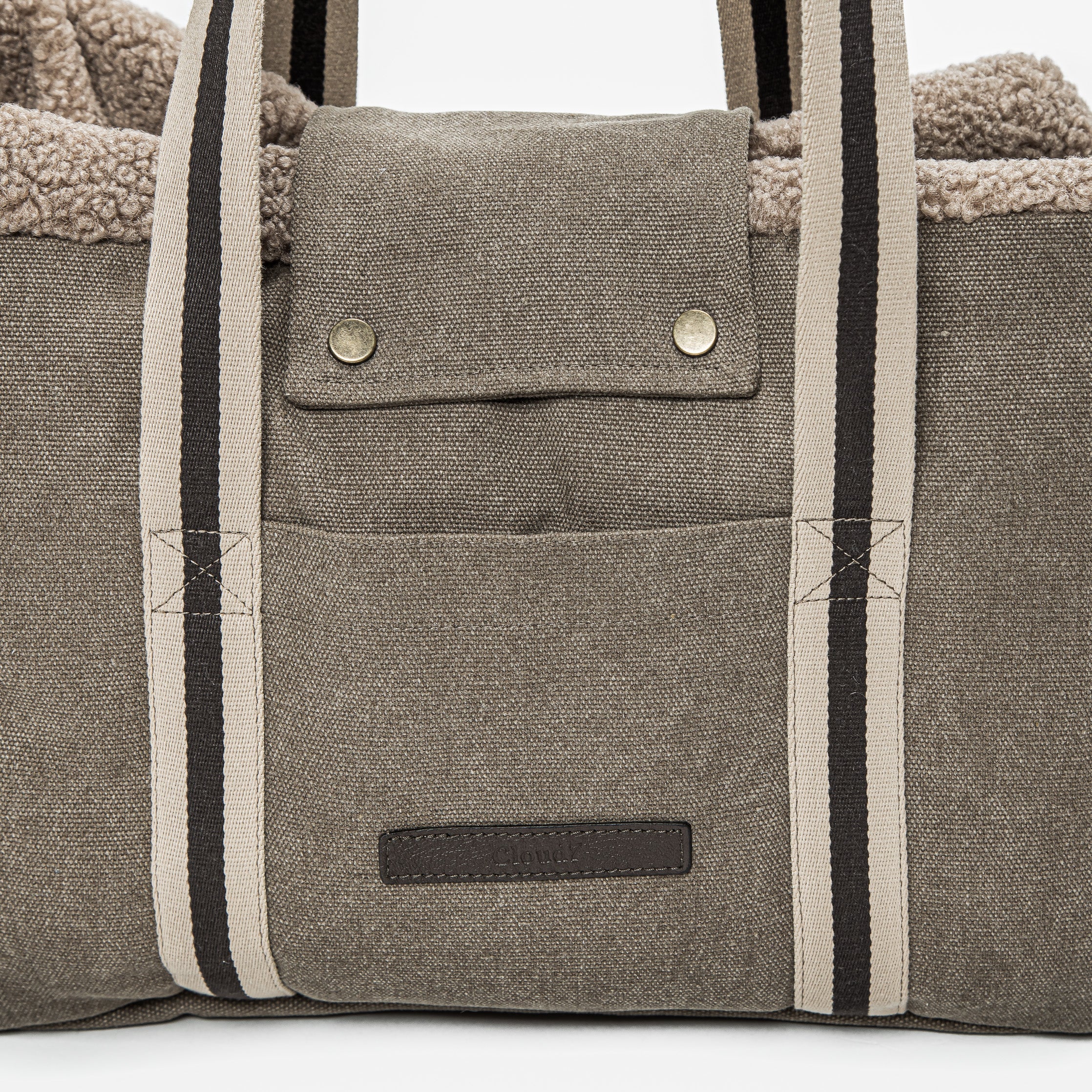 Cloud7 Hundetasche Lucca Canvas Sand Hundetasche fürs Auto