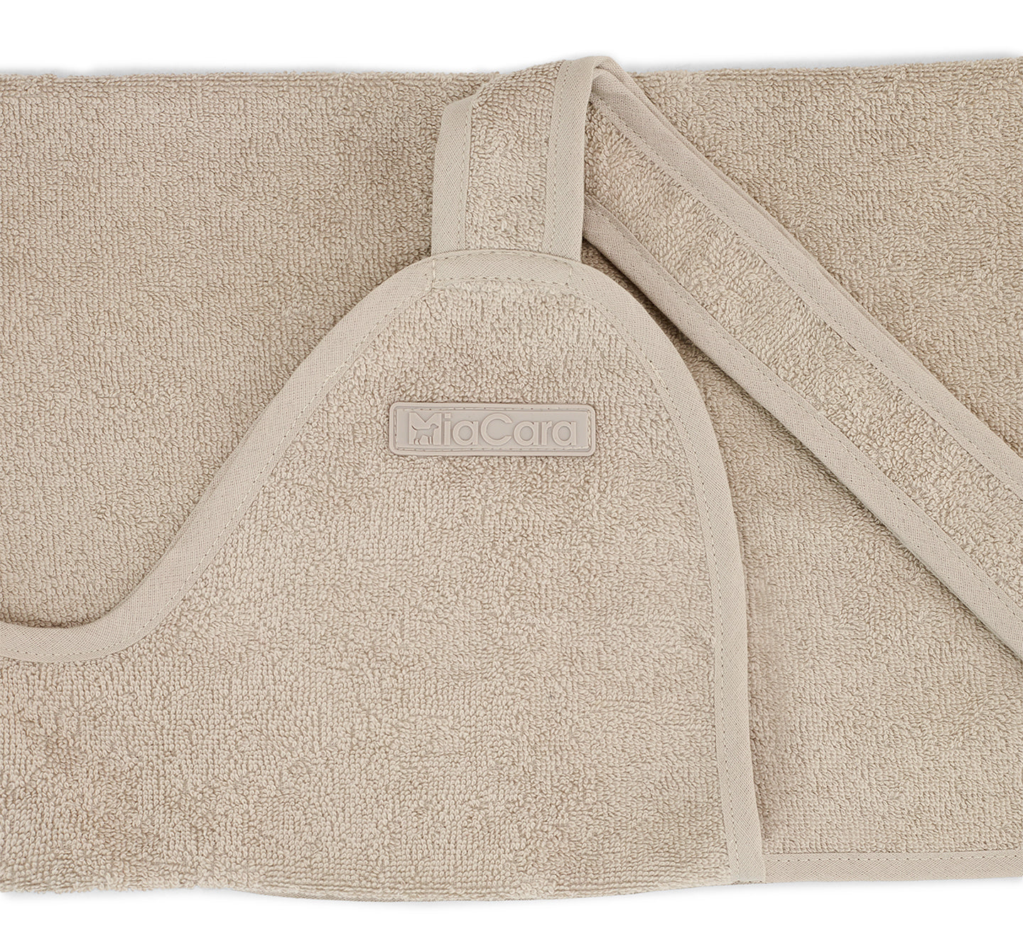 MiaCara Bagno Hundebademantel Greige Hundepflege