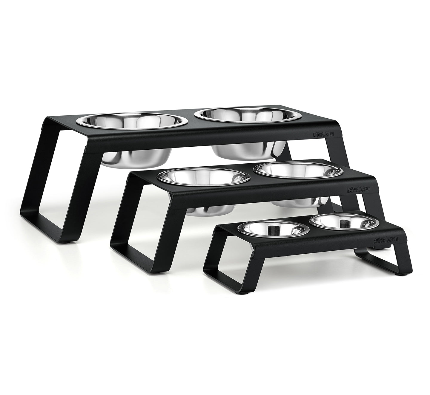 Desco Napfständer Alu Schwarz S, M & L