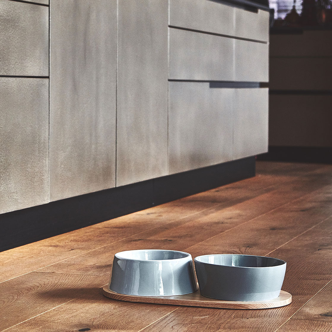 MiaCara Doppio Napf-Set ML Beton Dog Bar