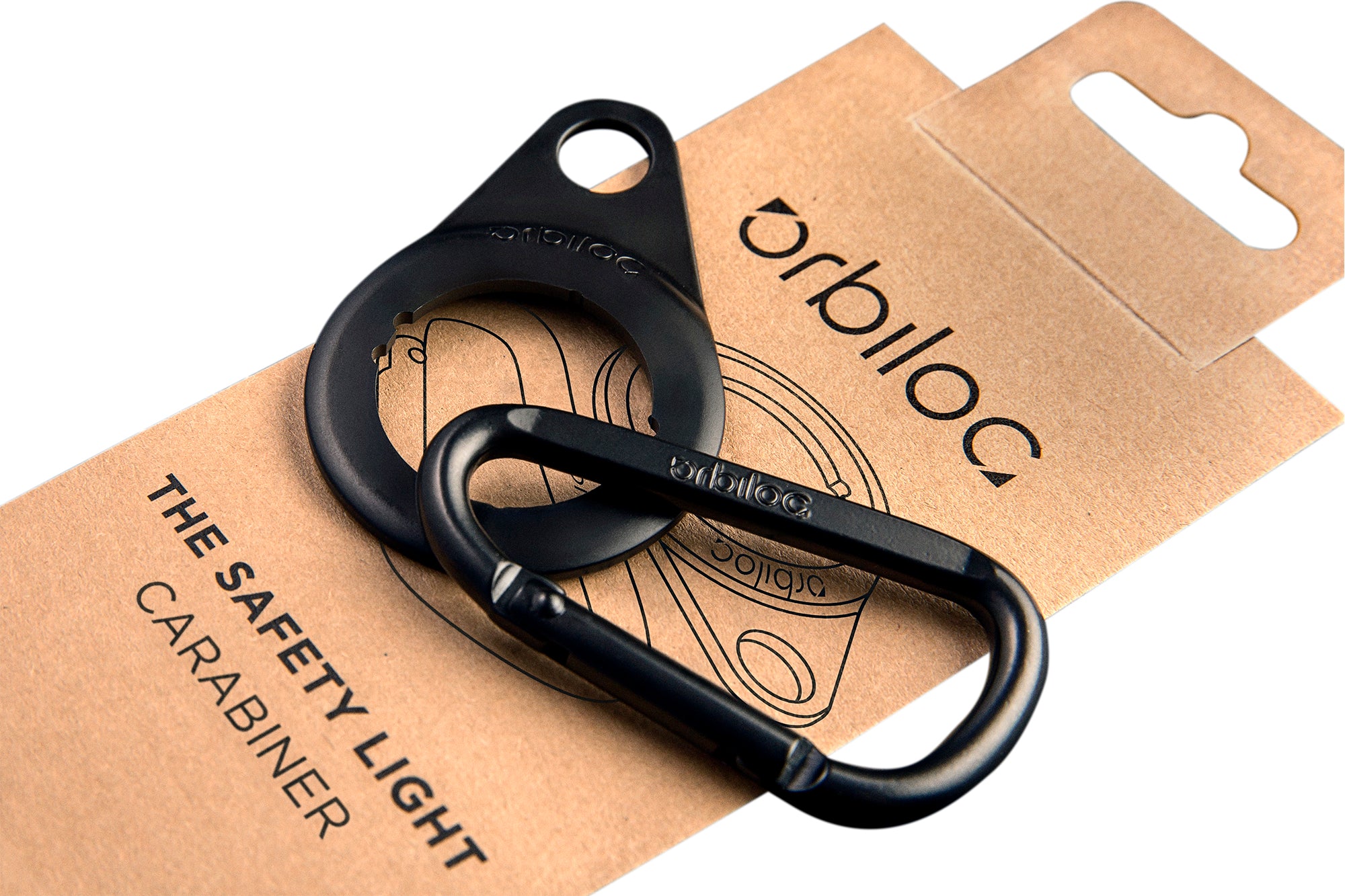 Orbiloc Carabiner LED Sicherheitslicht Unterwegs mit Hund