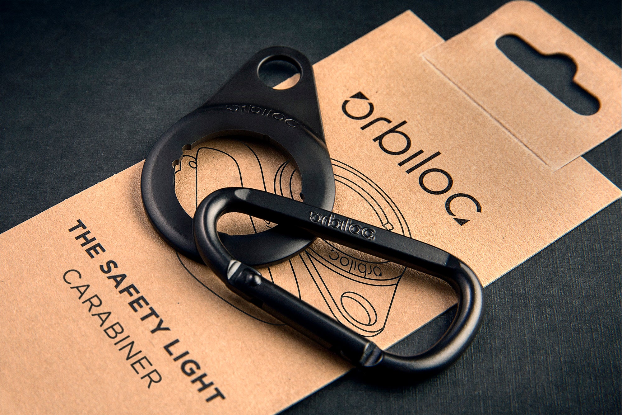 Orbiloc Carabiner LED Sicherheitslichter Unterwegs mit Hund