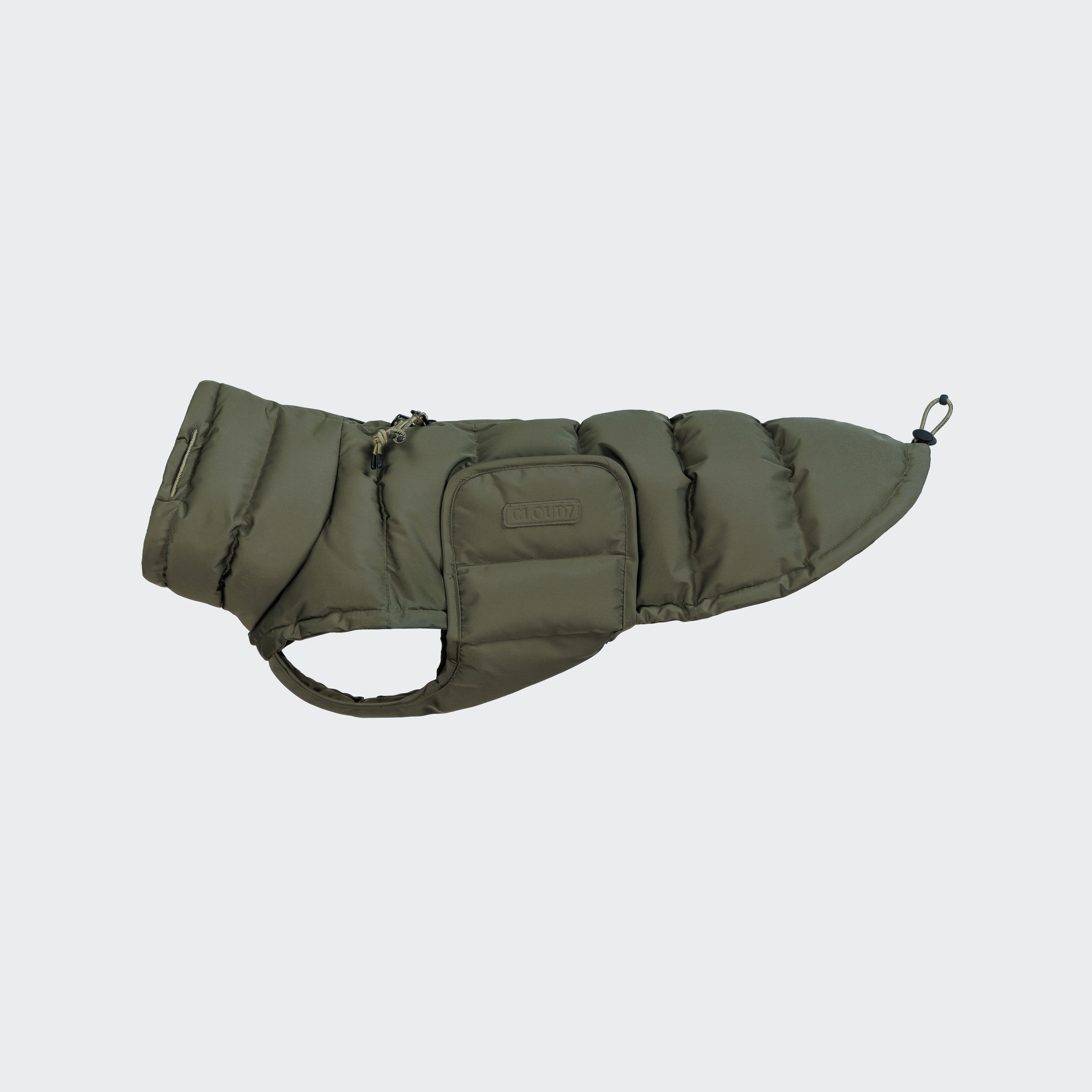 Cloud7 Hundemantel Dackel Alaska Light Olive Hundewintermantel