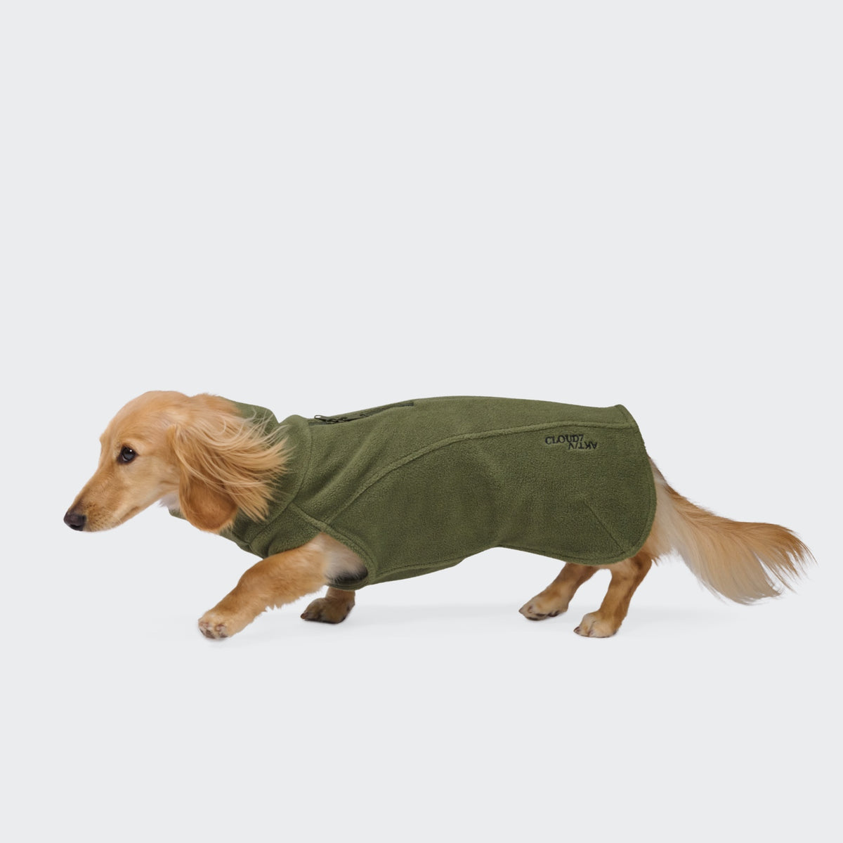 Cloud7 Body Warmer DACKEL AKTIV Khaki Hundewintermantel