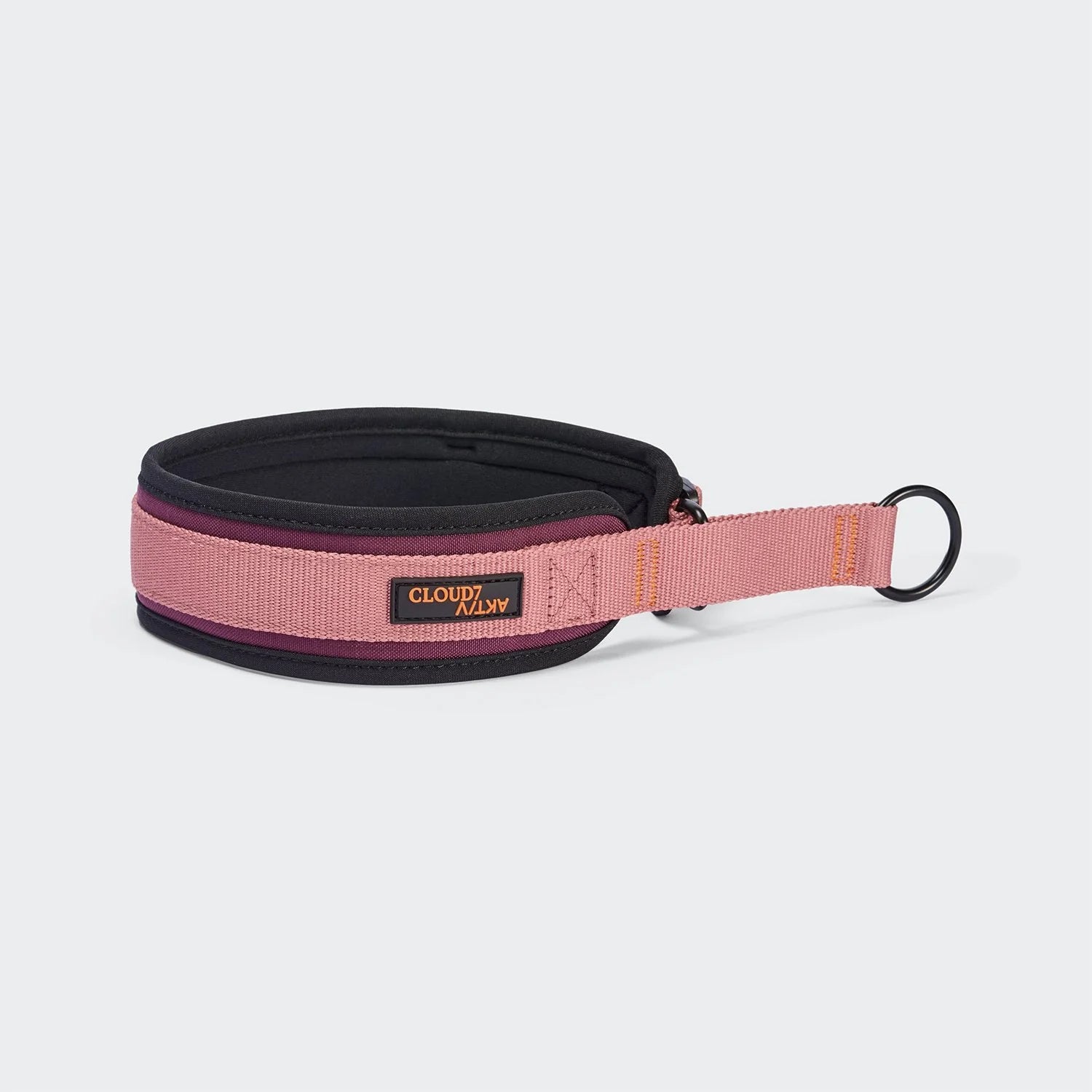 Cloud7 C-1 Zugstopp Halsband AKTIV Softshell Aubergine/Soft Rose
