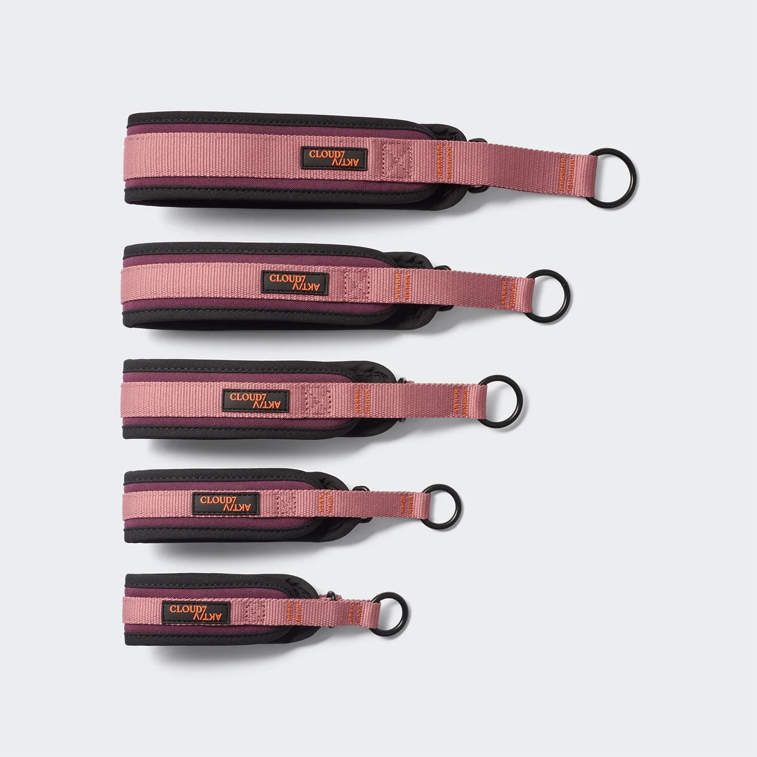 Cloud7 C-1 Zugstopp Halsband AKTIV Softshell Aubergine/Soft Rose Hundehalsband Welpen