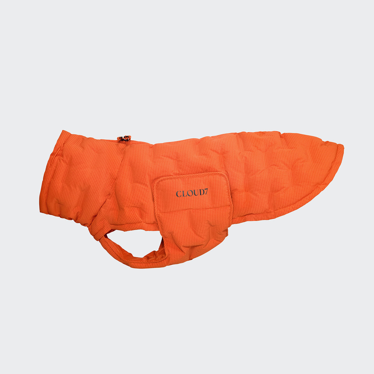 Cloud7 Hundemantel Alaska Seersucker Orange kleine Hunde