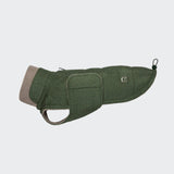 Cloud7 Hundemantel Brooklyn DACKEL Flanell Fern Green gruener Hundemantel fuer Dackel
