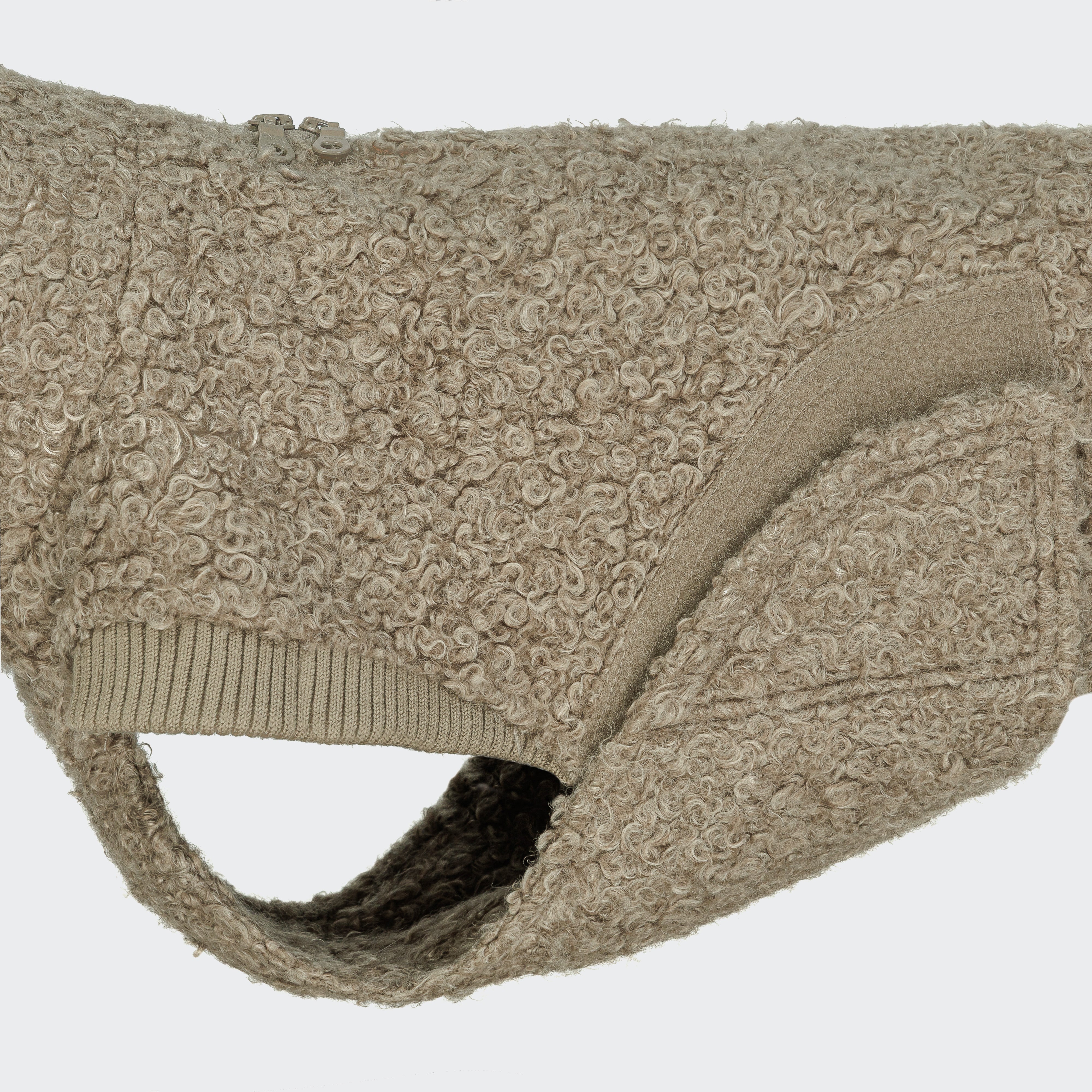 Cloud7 Hundepullover Gotland Sandy Brown Pullover für Hunde Teddyplüsch
