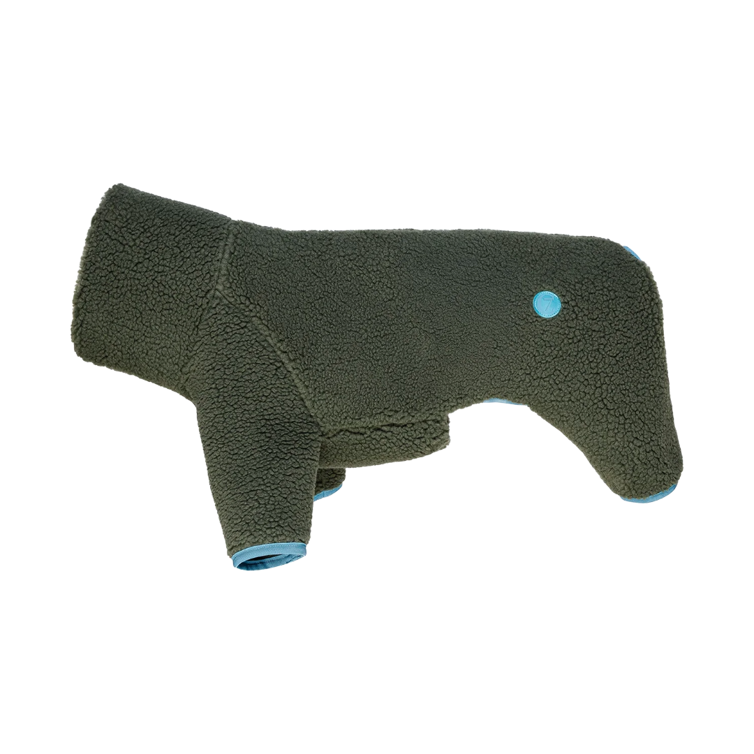 Cloud7 Hundepullover Cornwall Teddy Olive