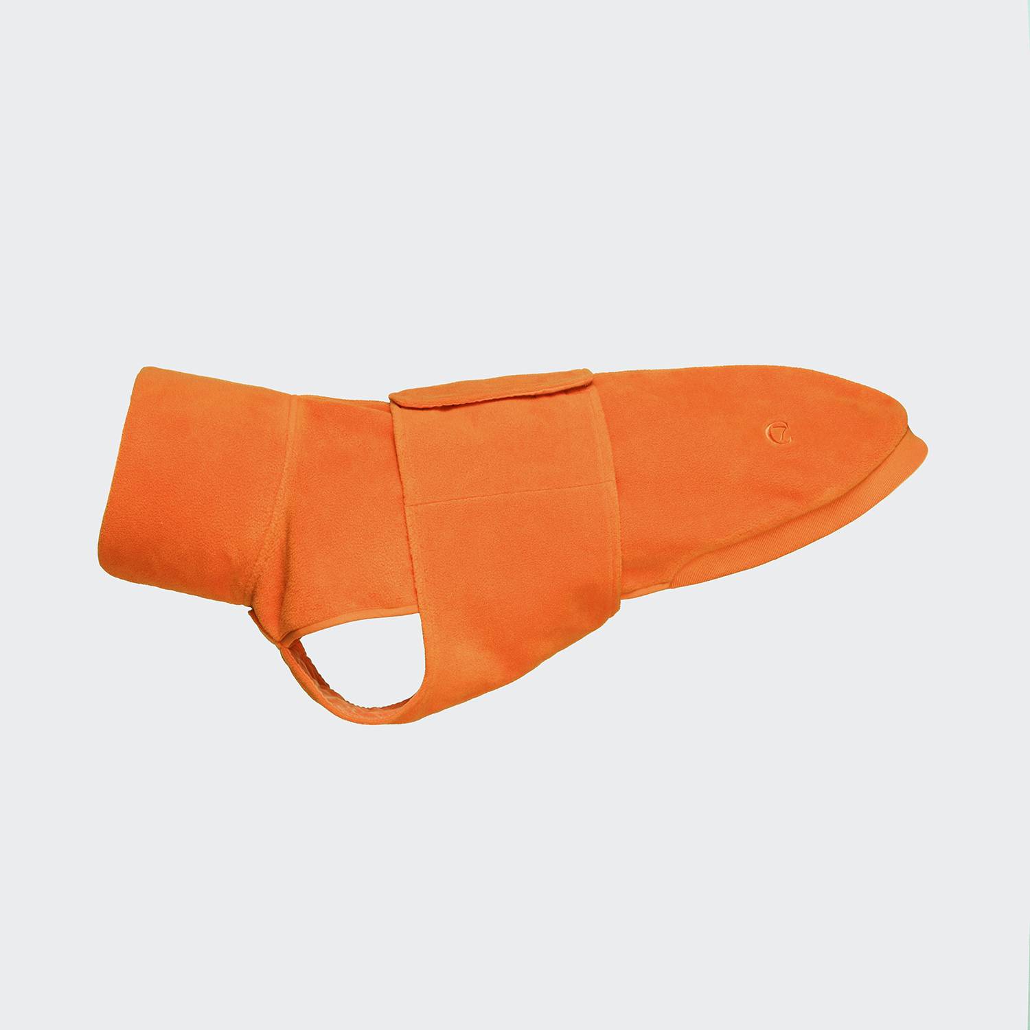 Cloud7 Hundepullover Fleece Derby Orange Hundemantel 