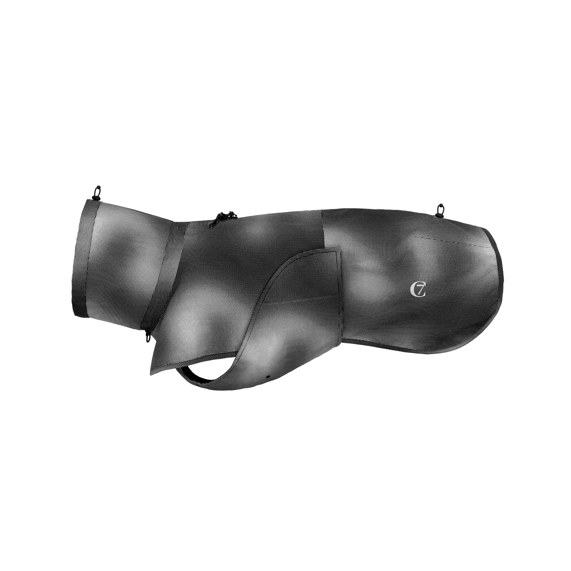 Cloud7 Hunderegenmantel Aktiv Black Regenmantel für Hund 