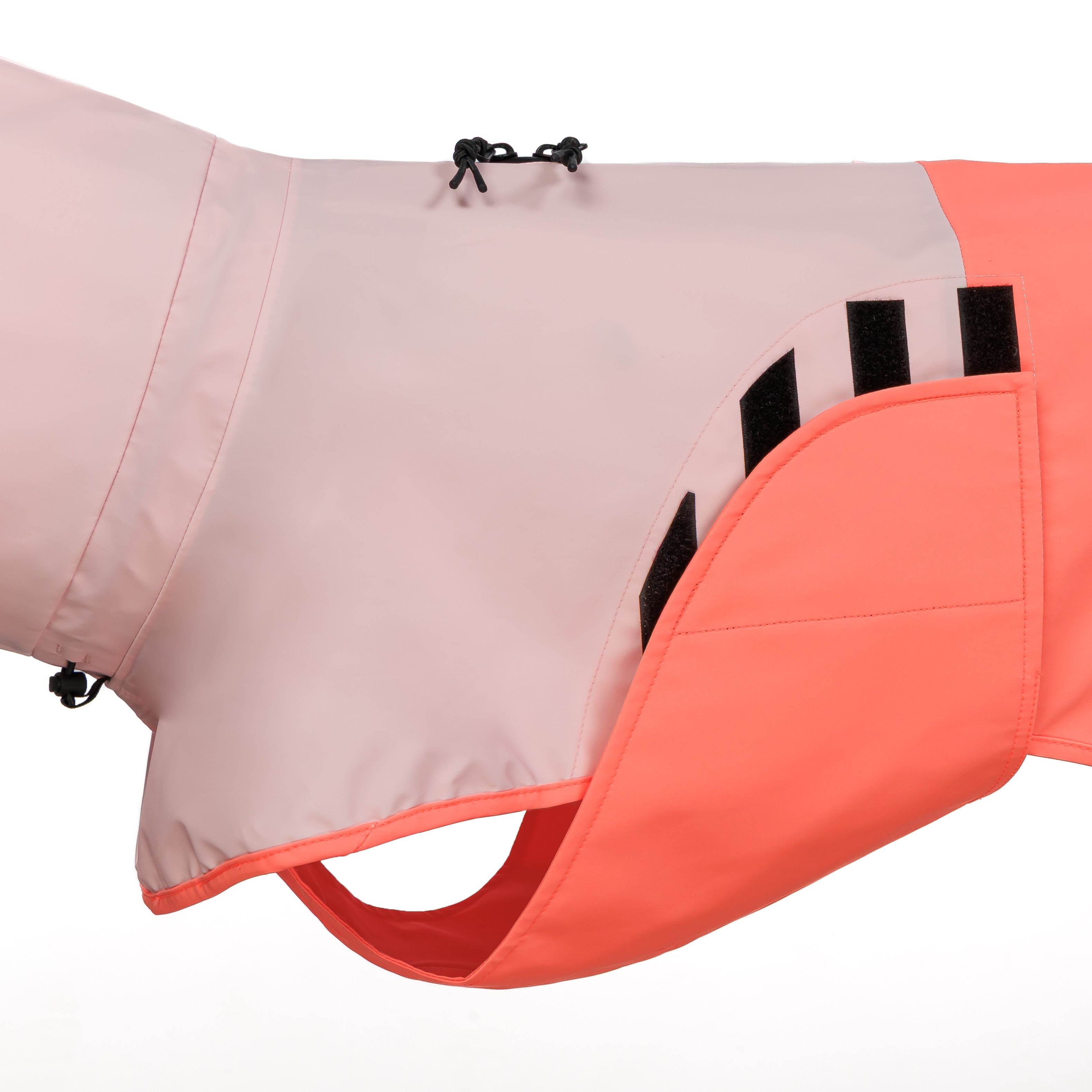 Cloud7 Hunderegenmantel AKTIV Peach/Neon Pink Regenmantel für Hunde 
