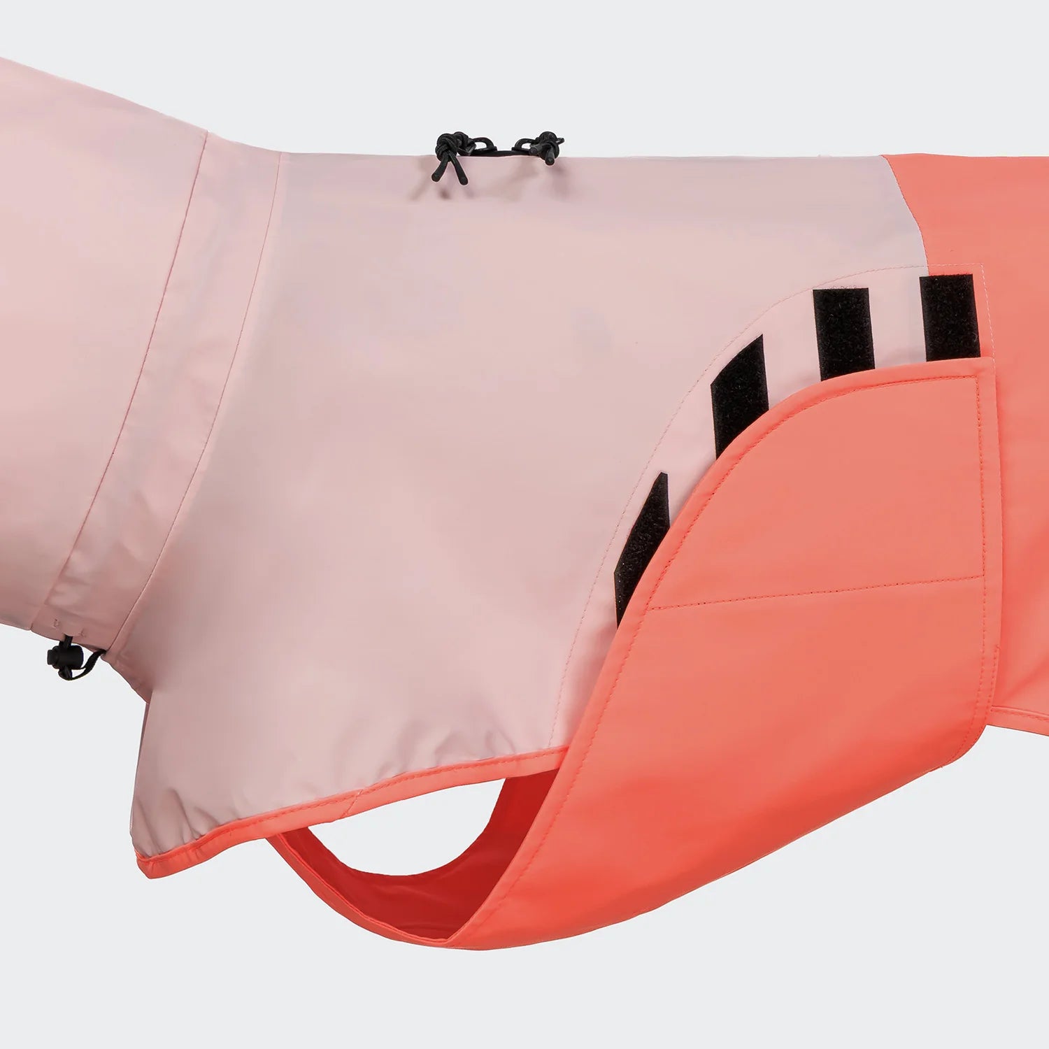 Cloud7 Hunderegenmantel AKTIV Peach-Neon-Pink Regenmantel für Hunde