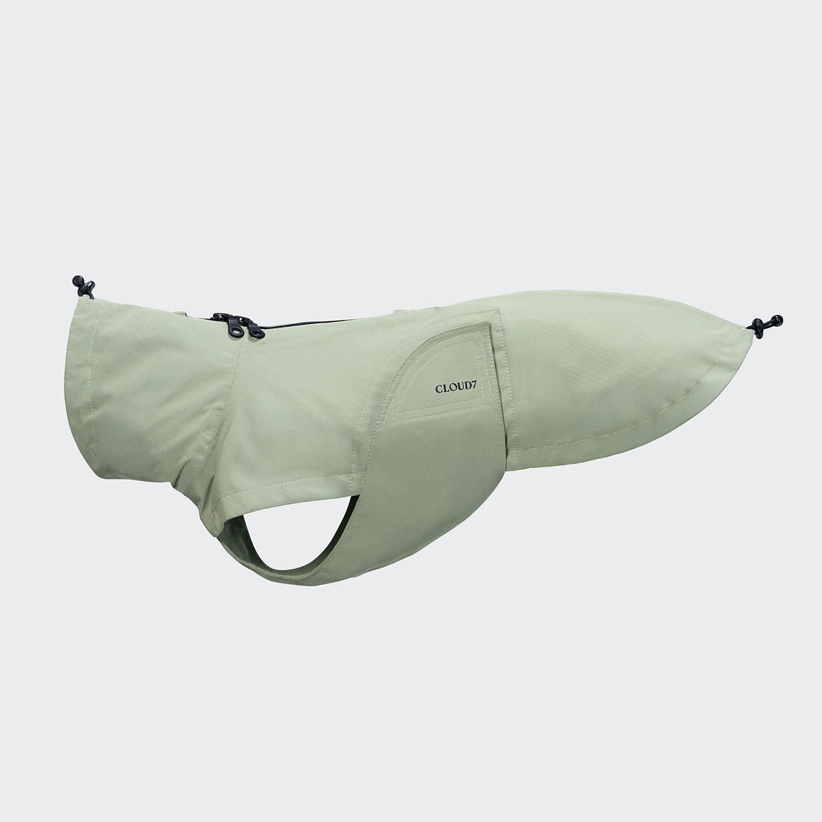 Cloud7 Hunderegenmantel DACKEL Dublin 2.0 Dusty Mint Hundemantel kleine Hunde