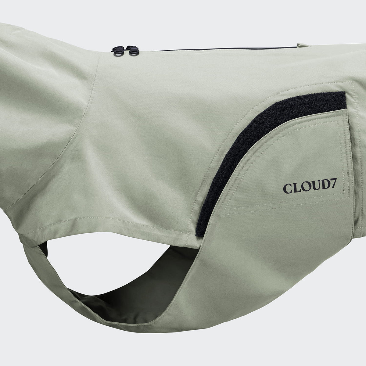 Cloud7 Hunderegenmantel Dublin 2.0 Dusty Mint Hunderegenmantel kleine Hunde