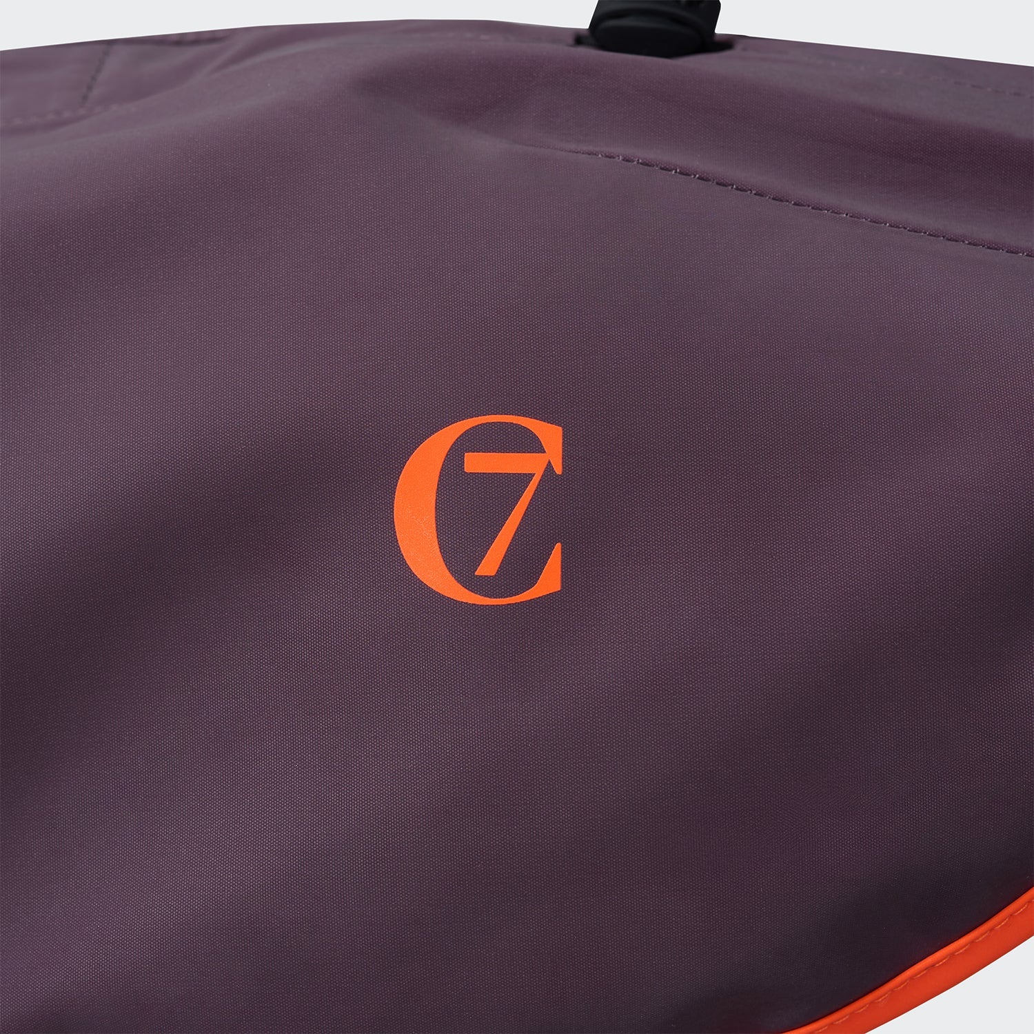 Cloud7 Hunderegenmantel AKTIV Aubergine/Orange Hundemantel wasserabweisend