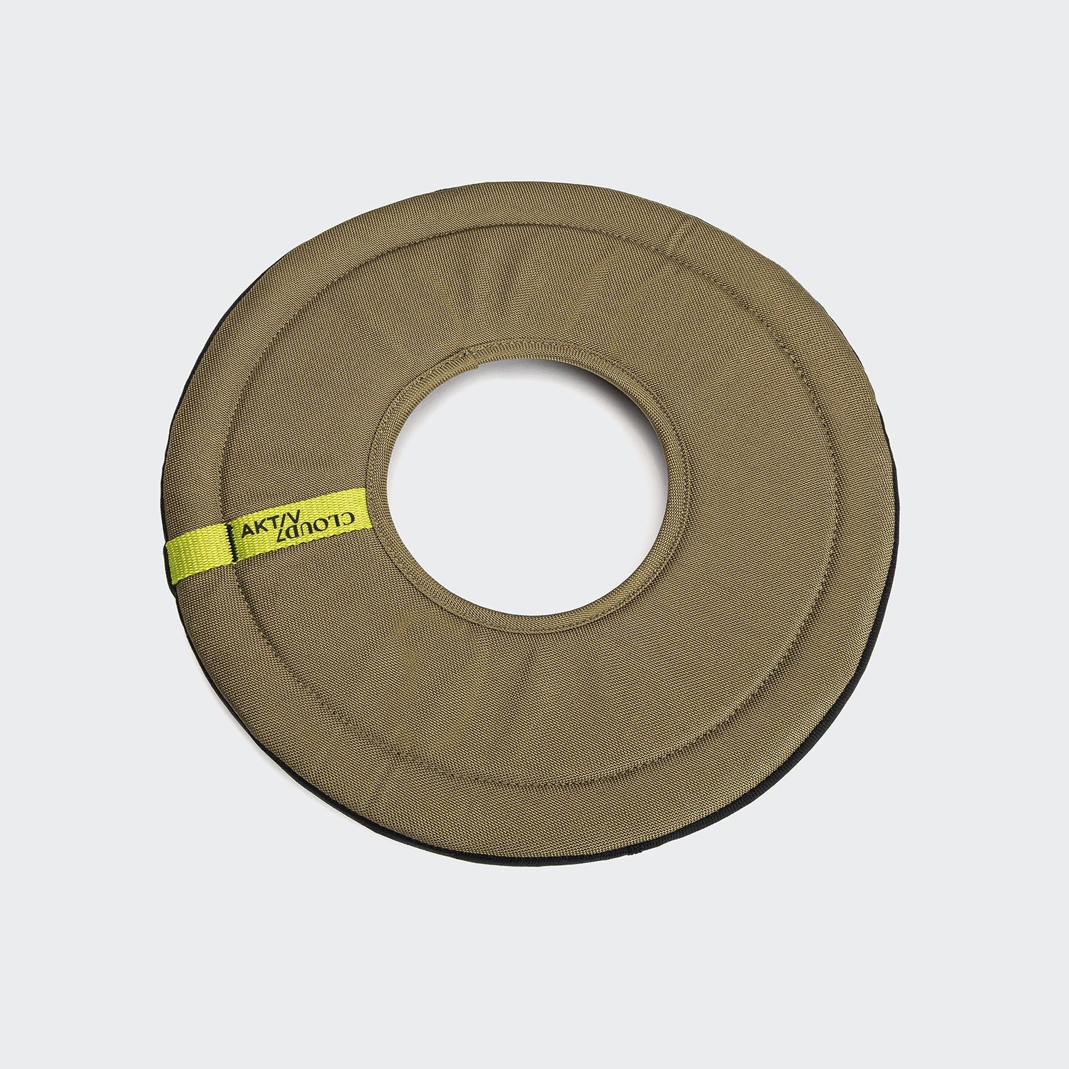 Cloud7 Hundespielzeug Frisbee AKTIV Khaki Apportierspielzeug Hund Hunde Frisbee Outdoor Schwimmfähig 