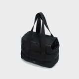 Cloud7 Hundetasche Bergamo Waxed Cotton Black waschbare Hundereisetasche