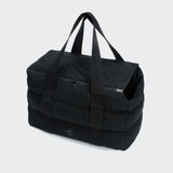 Cloud7 Hundetasche Bergamo Waxed Cotton Black wasserfeste Hundereisetasche