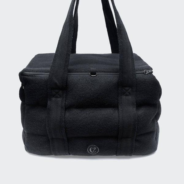 Cloud7 Hundetasche Bergamo Wool Black Hundetragetasche fuer kleine Hunde