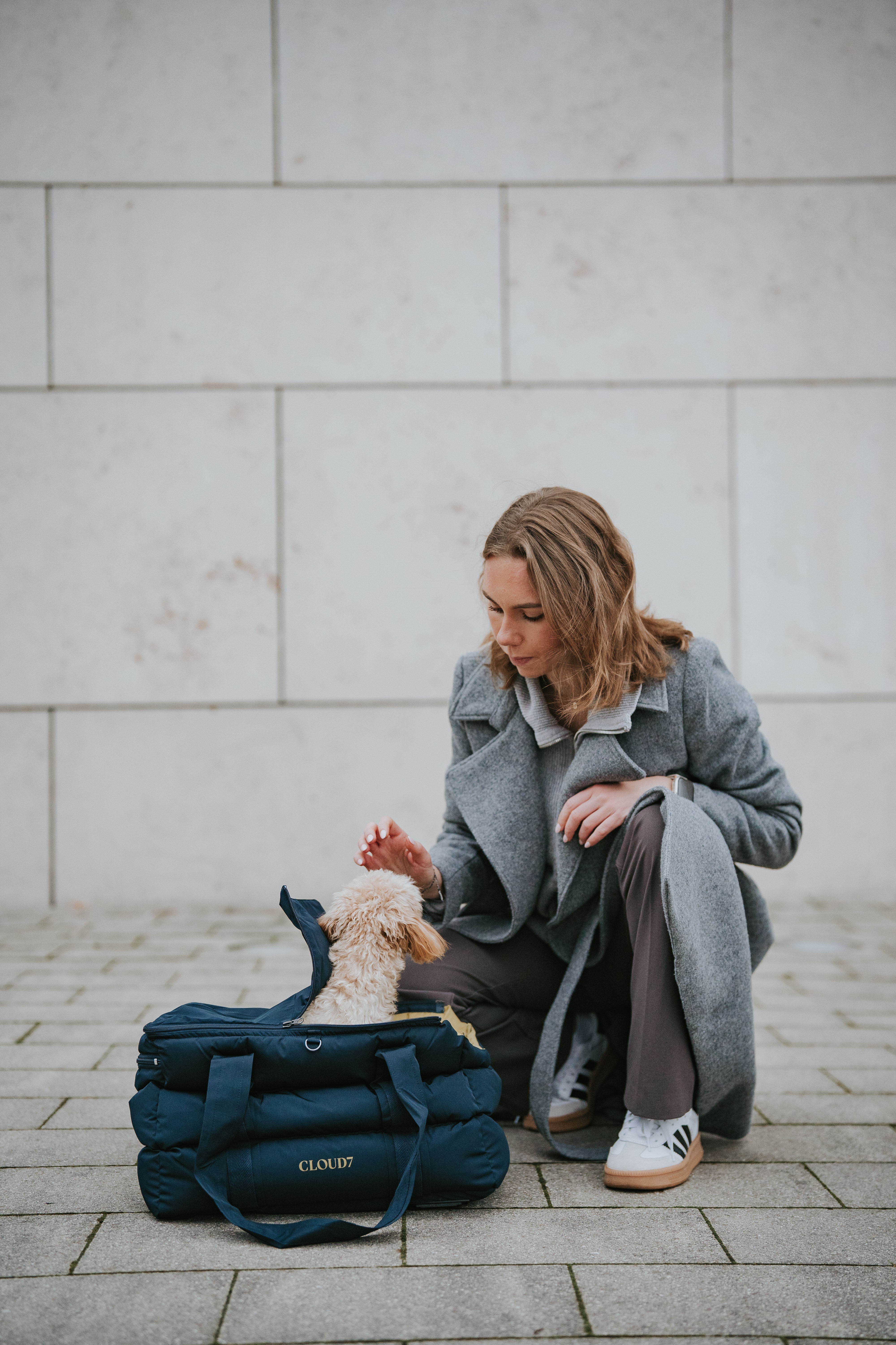 Cloud7 Hundetasche Montreal Navy Hundetasche Dackel