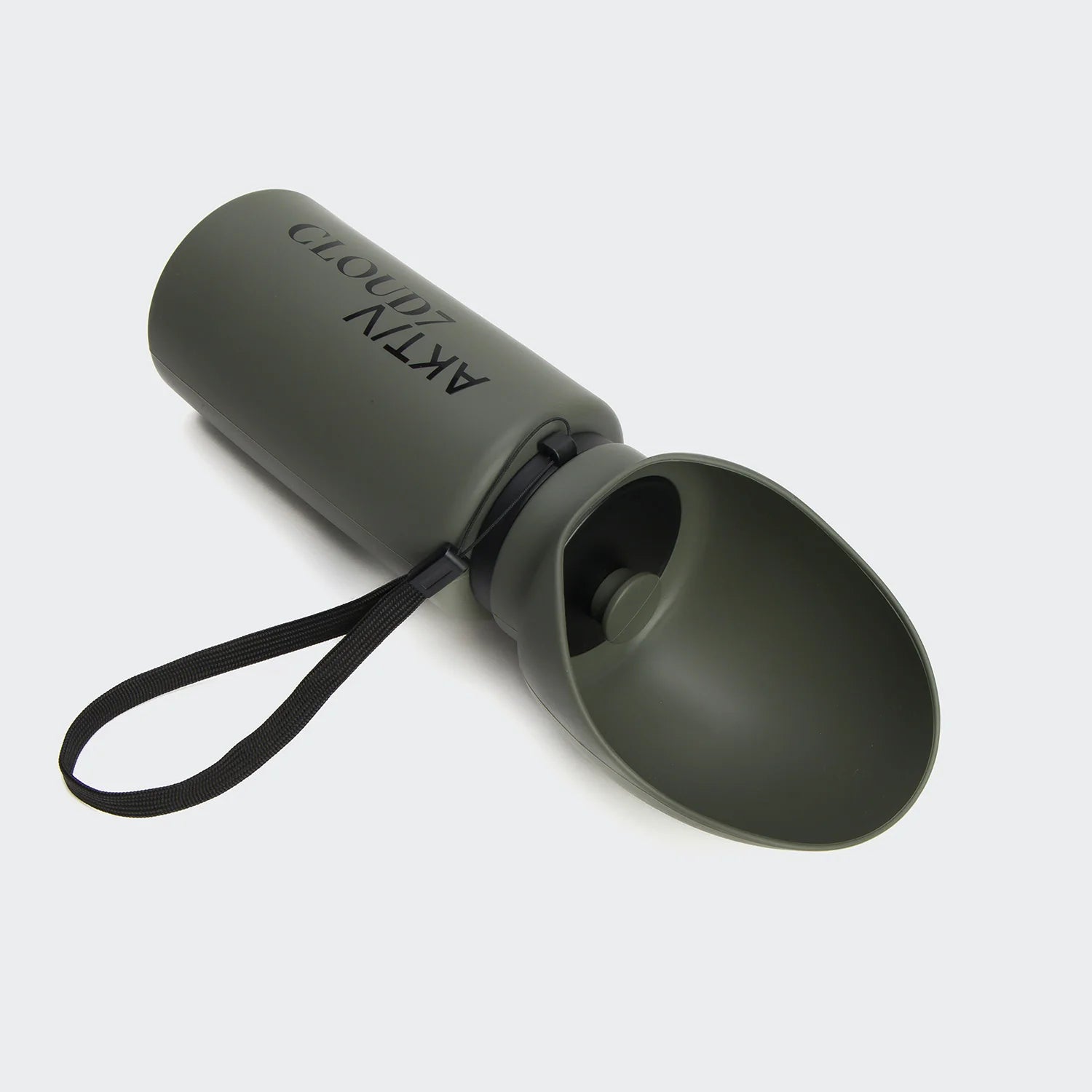 Cloud7 Hundetrinkflasche AKTIV Dark Olive Urlaub mit Hund