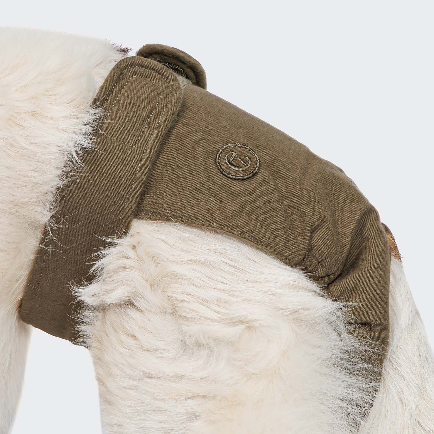 Cloud7 Läufigkeitshöschen Olive Windel für Hunde Panties für Hunde